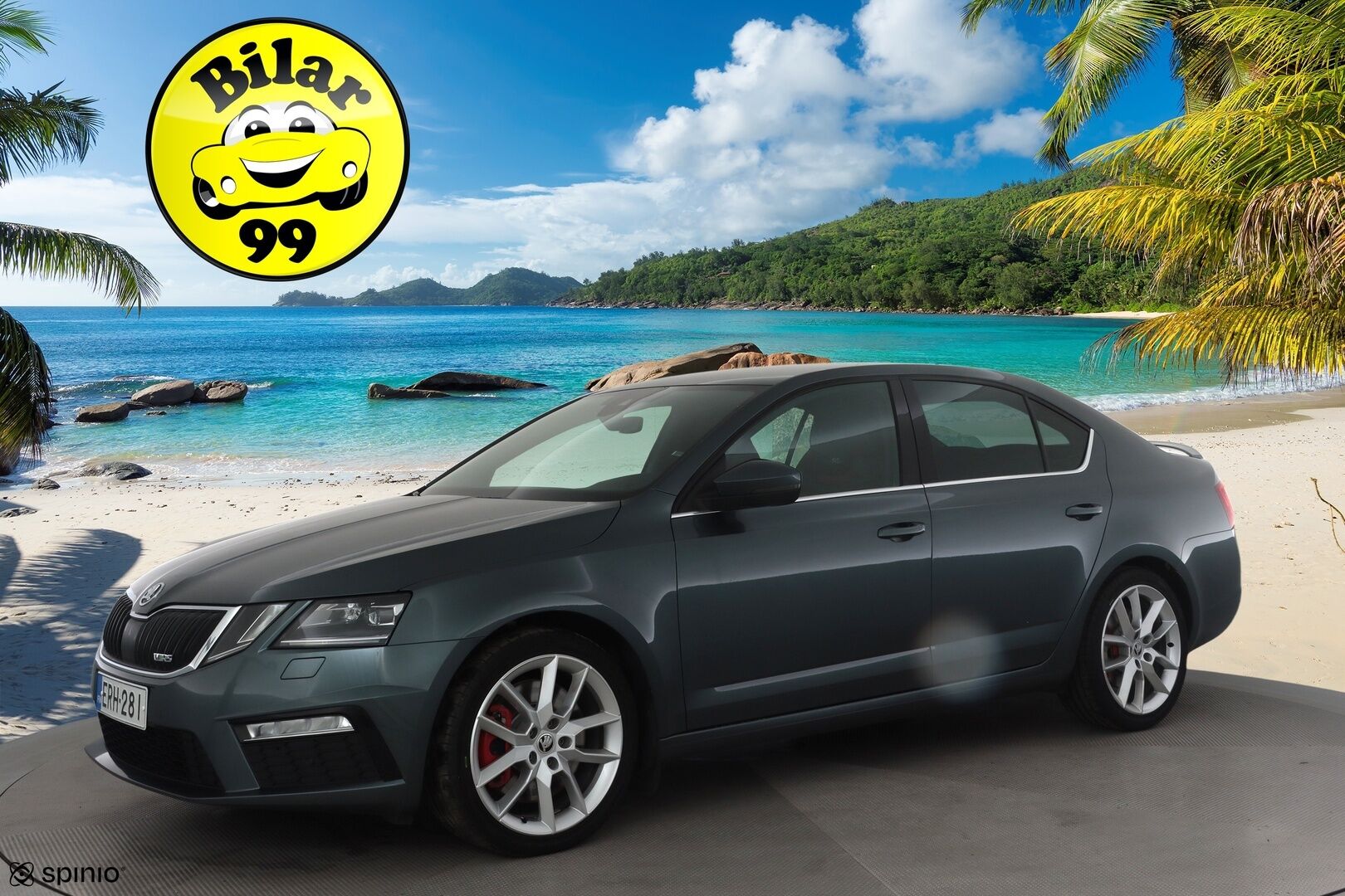 Skoda Octavia 2019 2,0 TSI RS BusinessLine DSG * Webasto / Koukku / ACC / Xenon / P.Tutkat / Navi / Kaistavahti / Keyless * - 1-om Suomi-auto / Kahdet renkaat