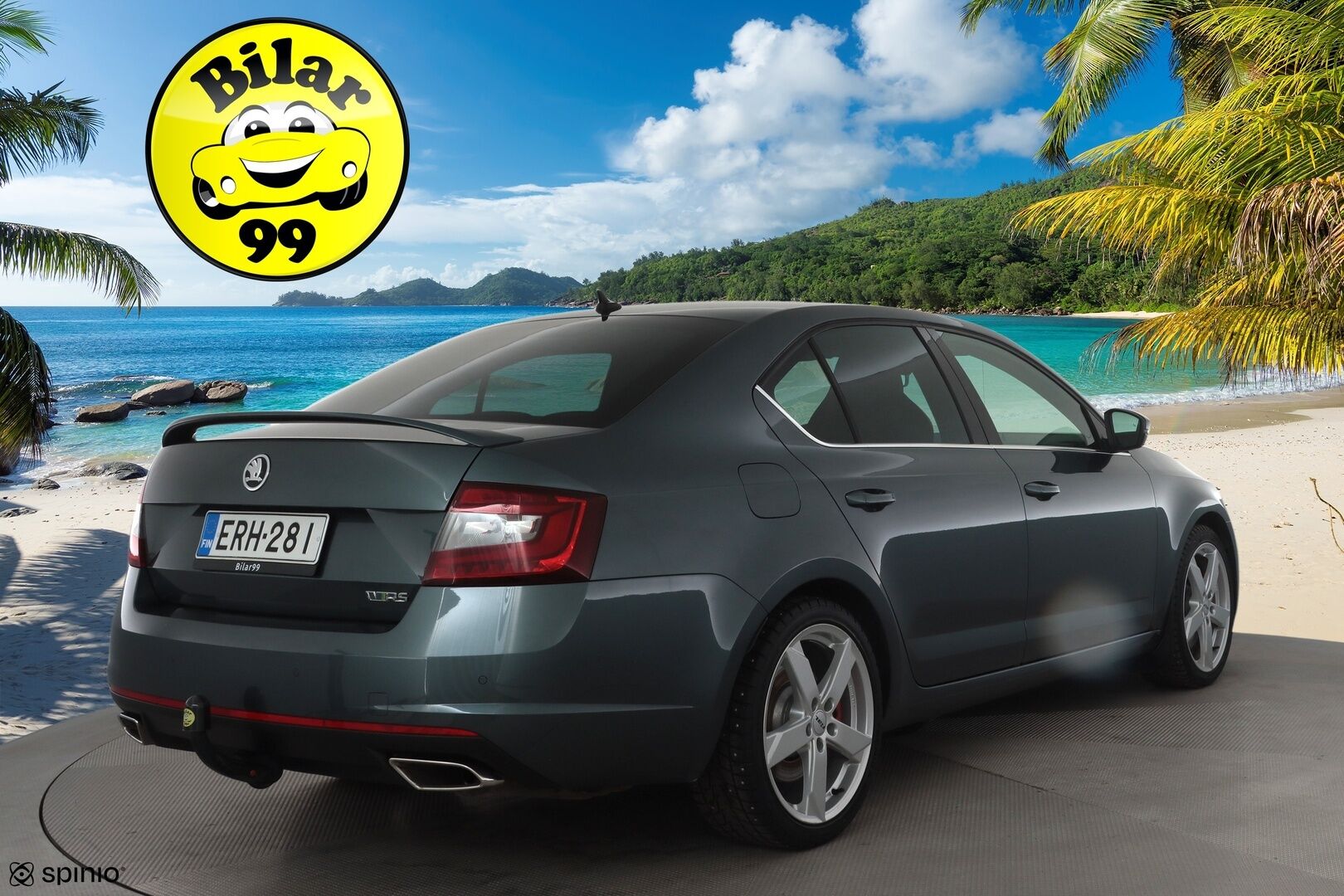 Skoda Octavia 2019 2,0 TSI RS BusinessLine DSG * Webasto / Koukku / ACC / Xenon / P.Tutkat / Navi / Kaistavahti / Keyless * - 1-om Suomi-auto / Kahdet renkaat