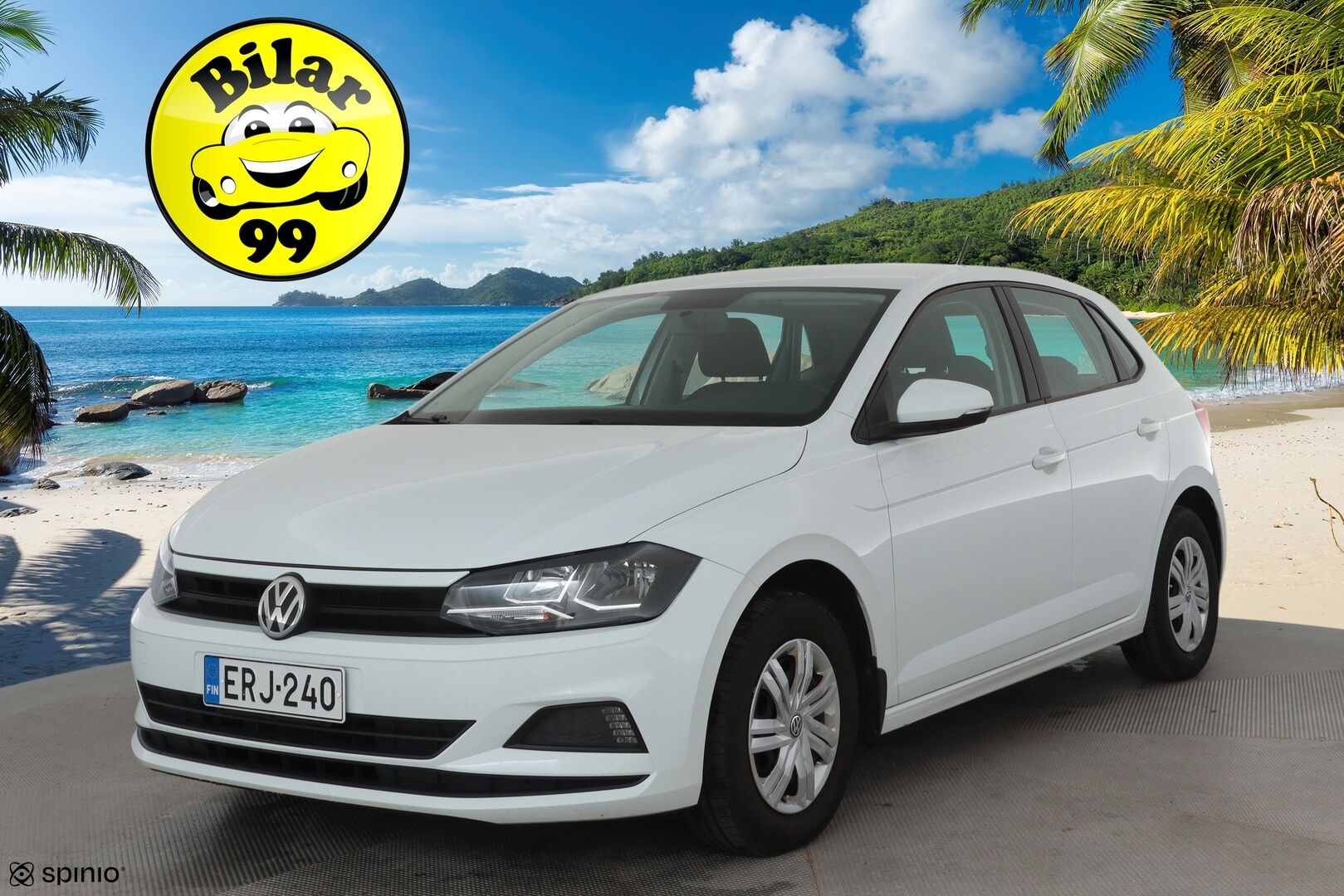 Volkswagen Polo 2019 Trendline 1,0 59 kW *Suomi-auto / Radio / Ilmastointi / Penkin lämmittimet / 2x renkaat*