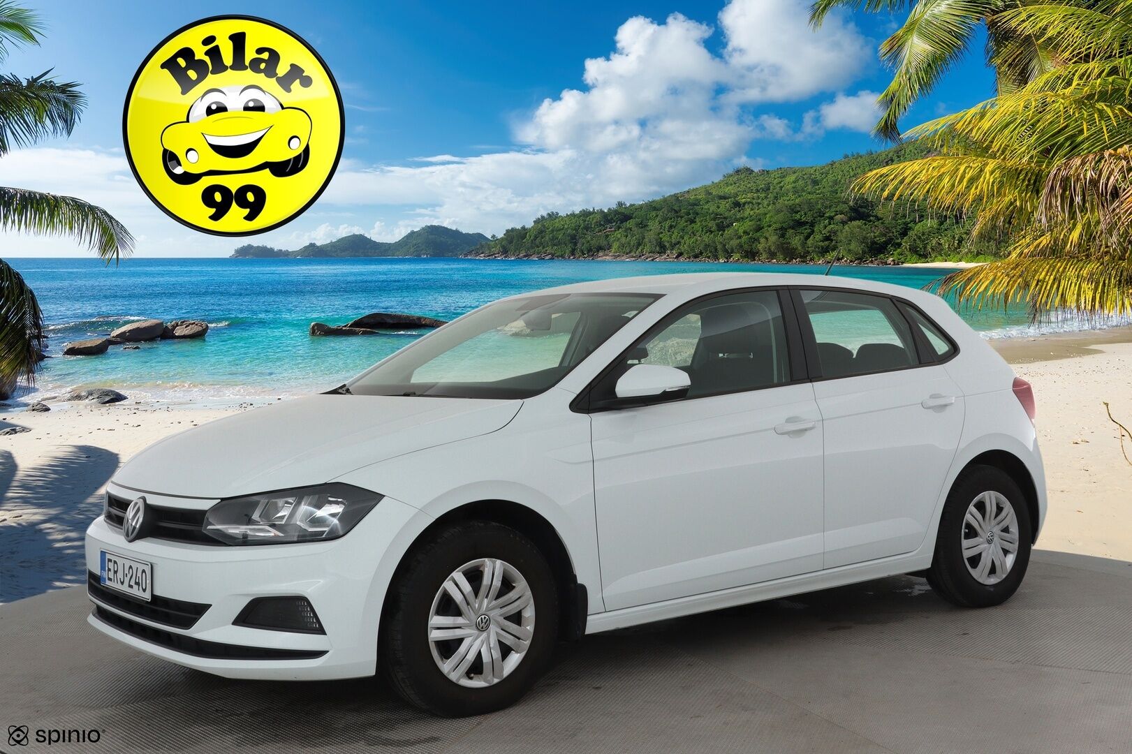 Volkswagen Polo 2019 Trendline 1,0 59 kW *Suomi-auto / Radio / Ilmastointi / Penkin lämmittimet / 2x renkaat*