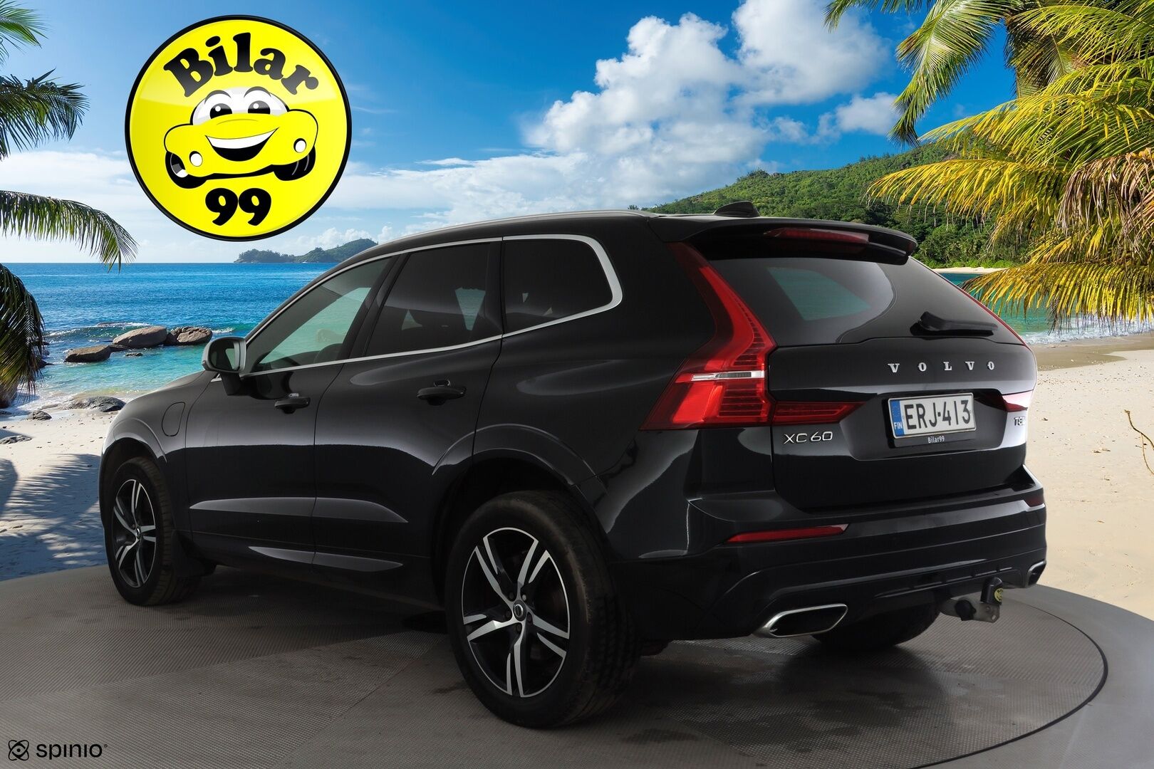 Volvo XC60 2019 T8 AWD R-Design aut * Panorama / Webasto / Koukku / ACC / Full-LED / P.kamera / Sportpenkki Muistilla / Ilma-alusta * - Suomi-auto / Kahdet renkaat / Merkkihuollettu! - Osta nyt, maksa vasta ensi vuonna