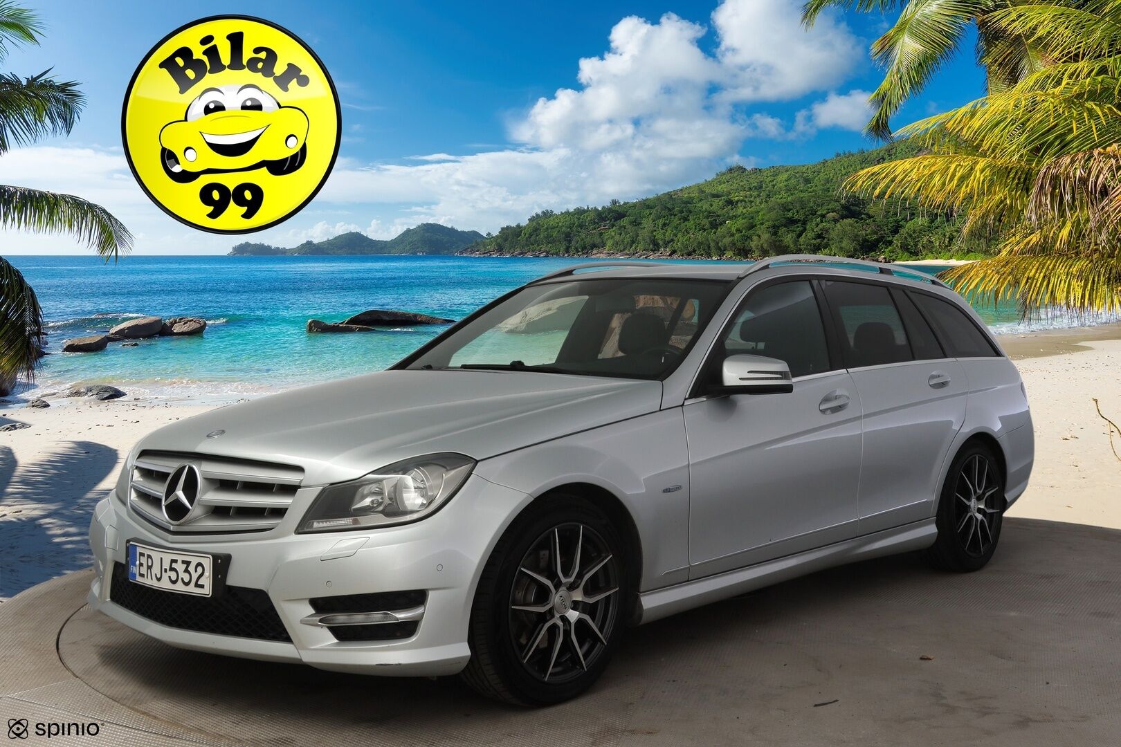 Mercedes-Benz C 2012 180 BE T A Premium Business AMG * Vetkokoukku / Lohkolämmitn sisähaaralla / Puolinahkasisusta * - 2x Hyvät renkaat vanteilla! / Hyvin huollettu / Siisti!