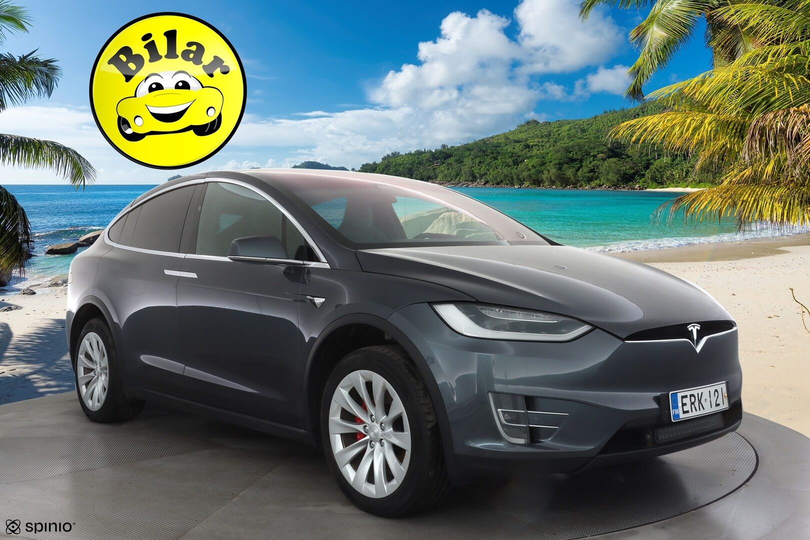 Tesla Model X 2019 Performance AWD - | ACC | Koukku | Ludicrous+ | 7-paikkainen | Ilma-alusta | Premium audio | Lasikatto | Nahkasisusta | Muistipenkki | Autosteer | P.kamera | 