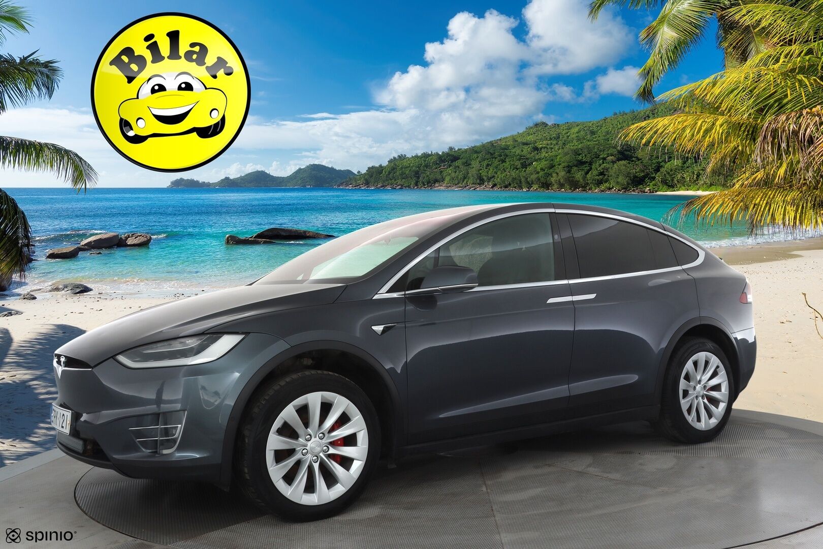 Tesla Model X 2019 Performance AWD - | ACC | Koukku | Ludicrous+ | 7-paikkainen | Ilma-alusta | Premium audio | Lasikatto | Nahkasisusta | Muistipenkki | Autosteer | P.kamera | 