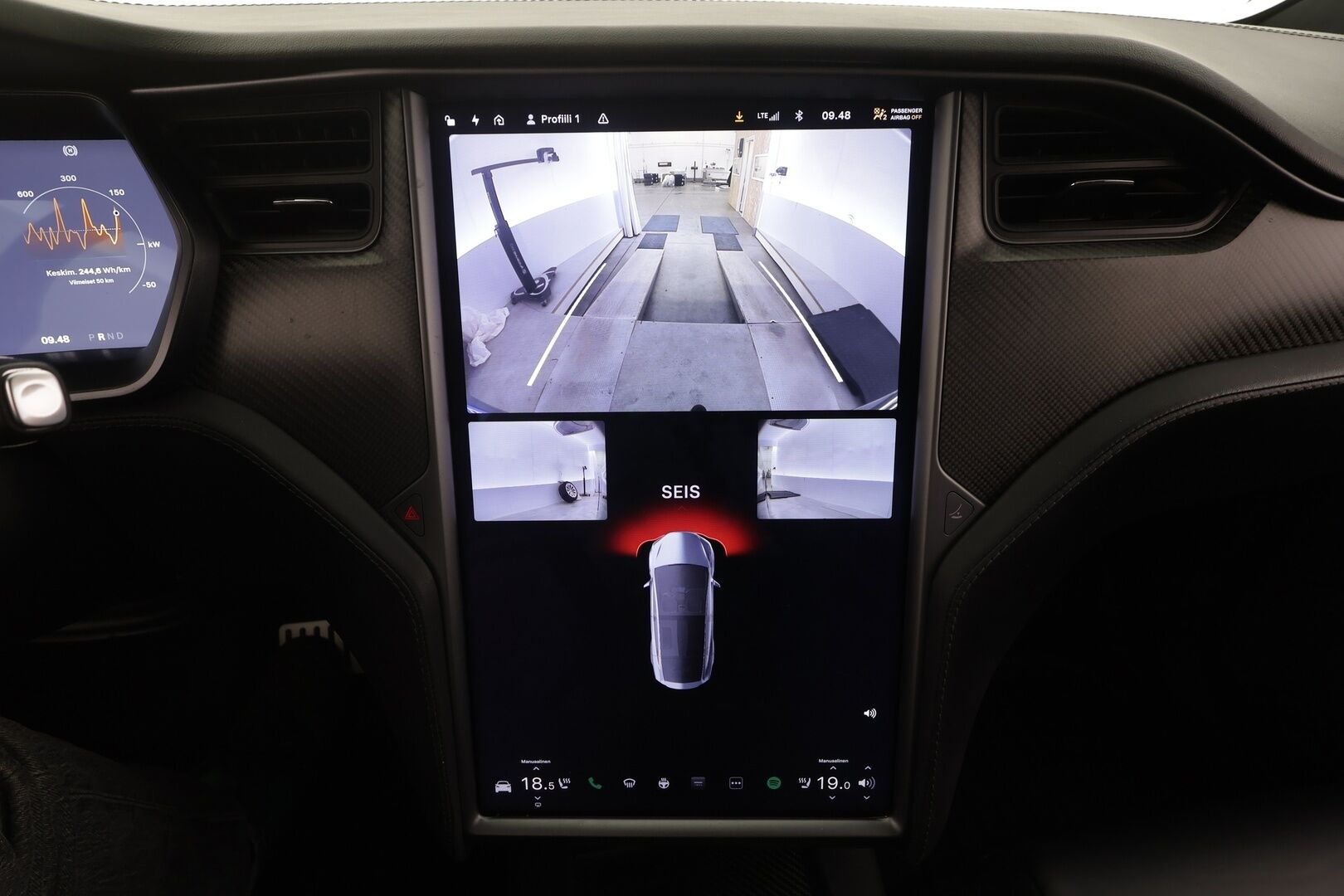 Tesla Model X 2019 Performance AWD - | ACC | Koukku | Ludicrous+ | 7-paikkainen | Ilma-alusta | Premium audio | Lasikatto | Nahkasisusta | Muistipenkki | Autosteer | P.kamera | 