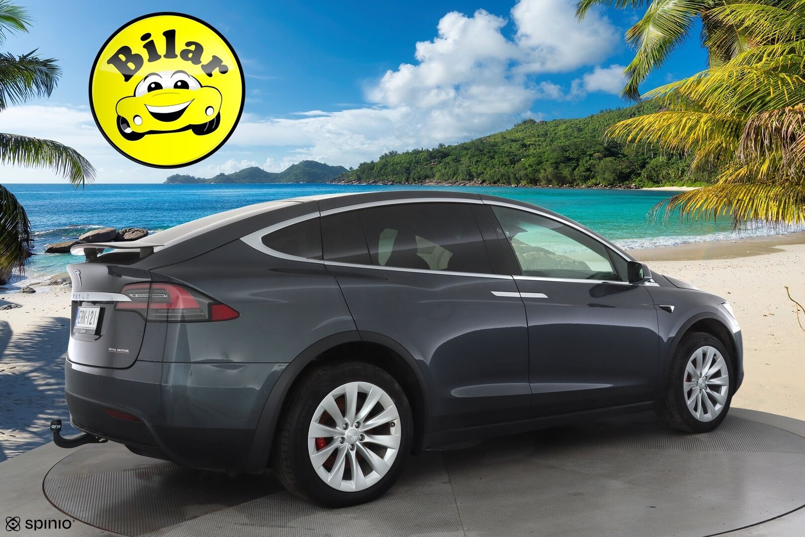 Tesla Model X 2019 Performance AWD - | ACC | Koukku | Ludicrous+ | 7-paikkainen | Ilma-alusta | Premium audio | Lasikatto | Nahkasisusta | Muistipenkki | Autosteer | P.kamera | 