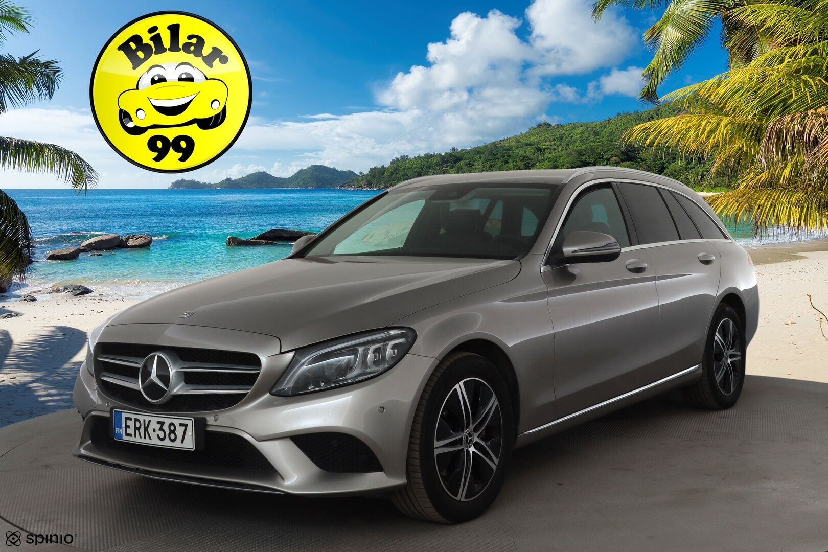 Mercedes-Benz C 2019 200 T A Business Avantgarde * Vakkari / Multibeam LED / Koukku / P.Kamera / Burmester / Puolisähkö sporttipenkit * - Suomi-auto / Kahdet renkaat