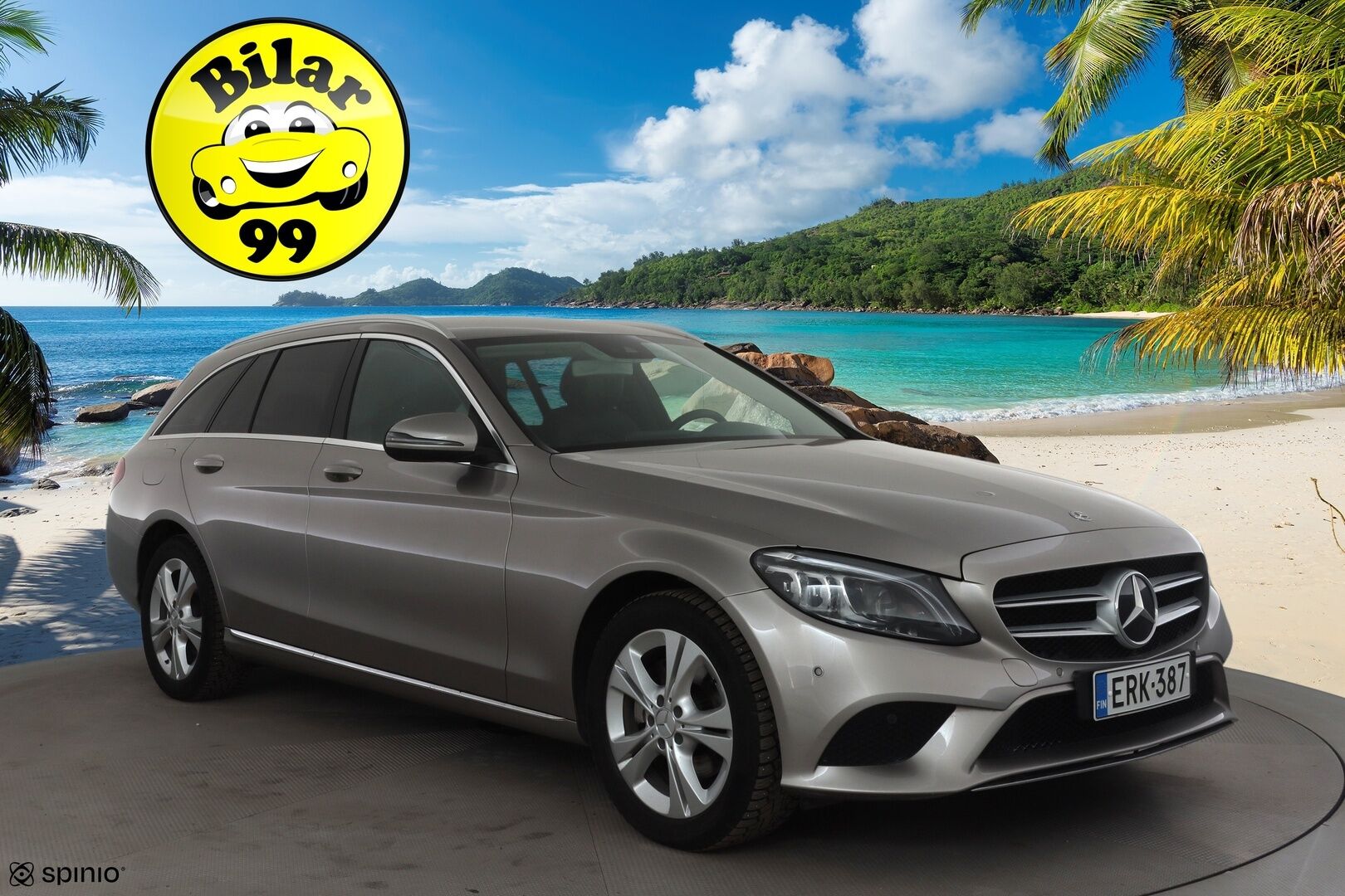 Mercedes-Benz C 2019 200 T A Business Avantgarde * Vakkari / Multibeam LED / Koukku / P.Kamera / Burmester / Puolisähkö sporttipenkit * - Suomi-auto / Kahdet renkaat