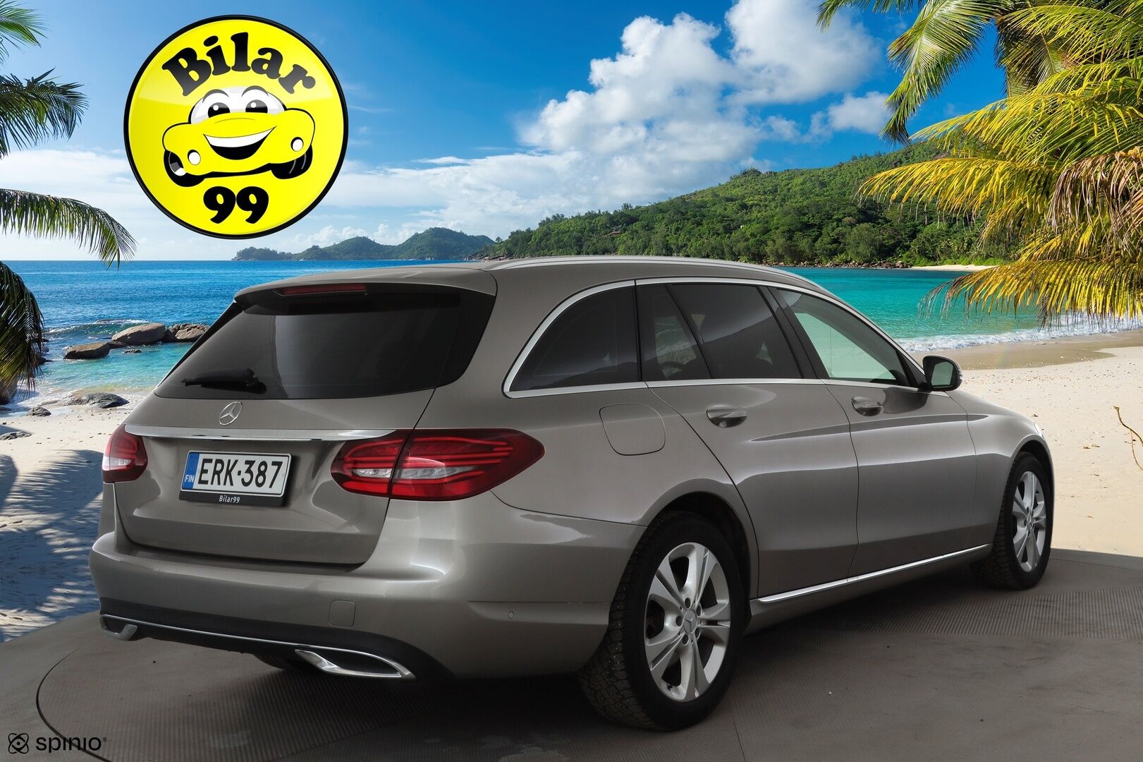 Mercedes-Benz C 2019 200 T A Business Avantgarde * Vakkari / Multibeam LED / Koukku / P.Kamera / Burmester / Puolisähkö sporttipenkit * - Suomi-auto / Kahdet renkaat