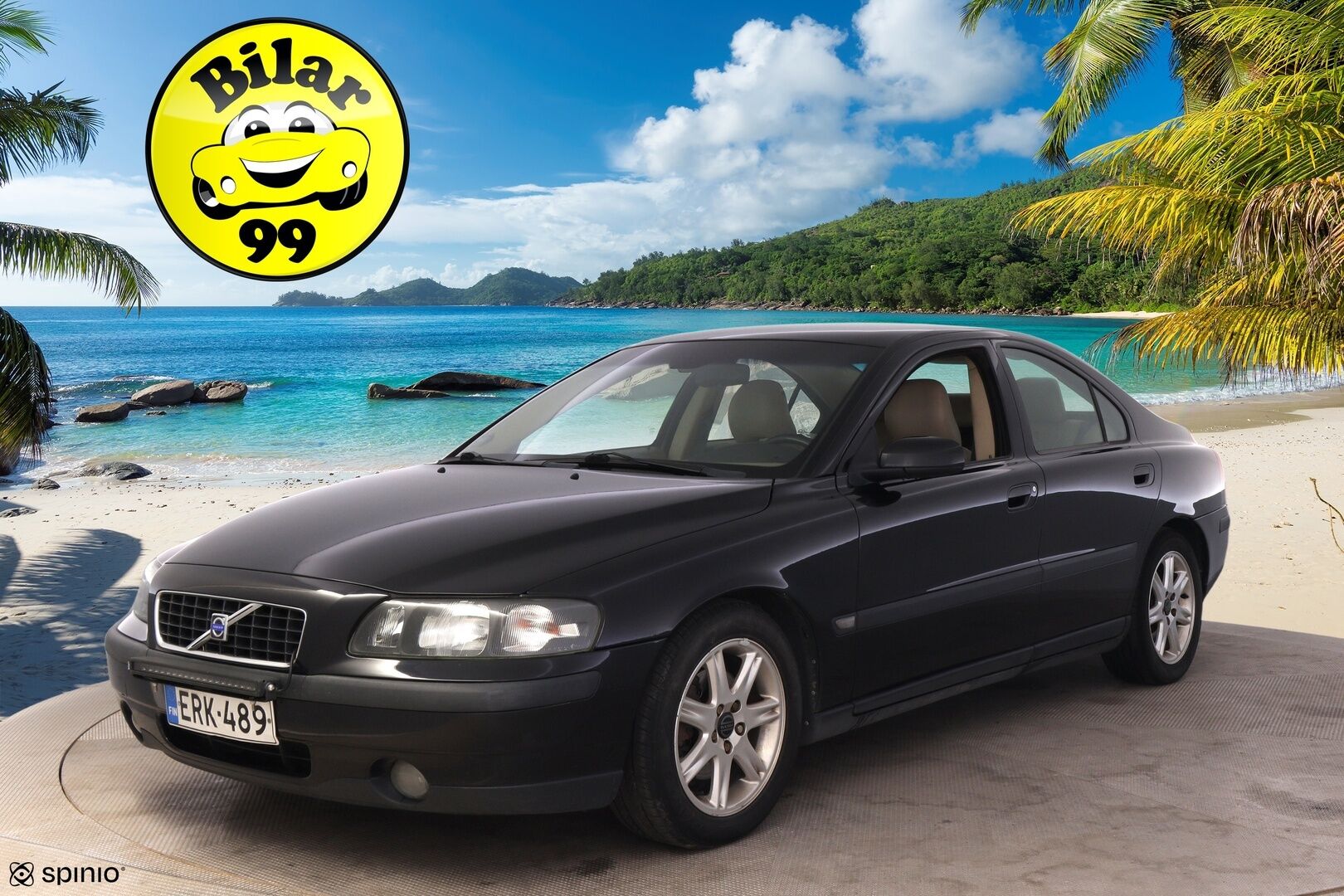 Volvo S60 2003 2,4, Sedan D5 Aut. - YritysOutlet - Myydään vain yrityksille *Vaaleat nahat / PA-lämmitin / Vakkari / Kahdet renkaat* - Tämä auto myydään YritysOutlet -valikoimasta vain yritykselle