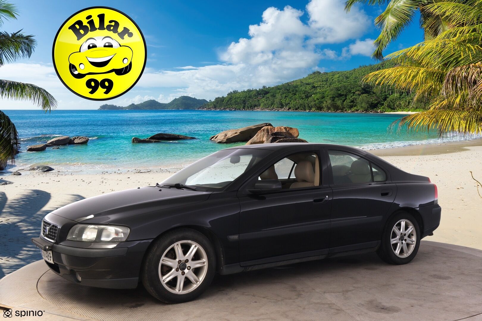 Volvo S60 2003 2,4, Sedan D5 Aut. - YritysOutlet - Myydään vain yrityksille *Vaaleat nahat / PA-lämmitin / Vakkari / Kahdet renkaat* - Tämä auto myydään YritysOutlet -valikoimasta vain yritykselle