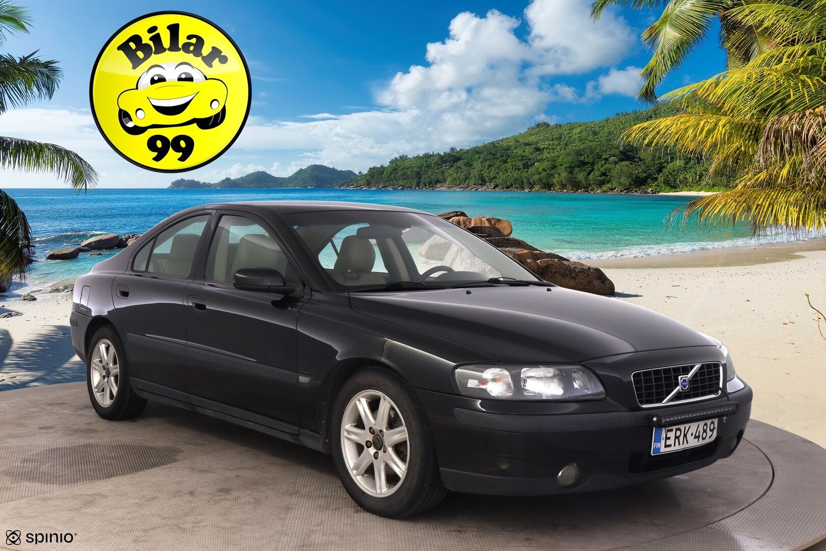Volvo S60 2003 2,4, Sedan D5 Aut. - YritysOutlet - Myydään vain yrityksille *Vaaleat nahat / PA-lämmitin / Vakkari / Kahdet renkaat* - Tämä auto myydään YritysOutlet -valikoimasta vain yritykselle