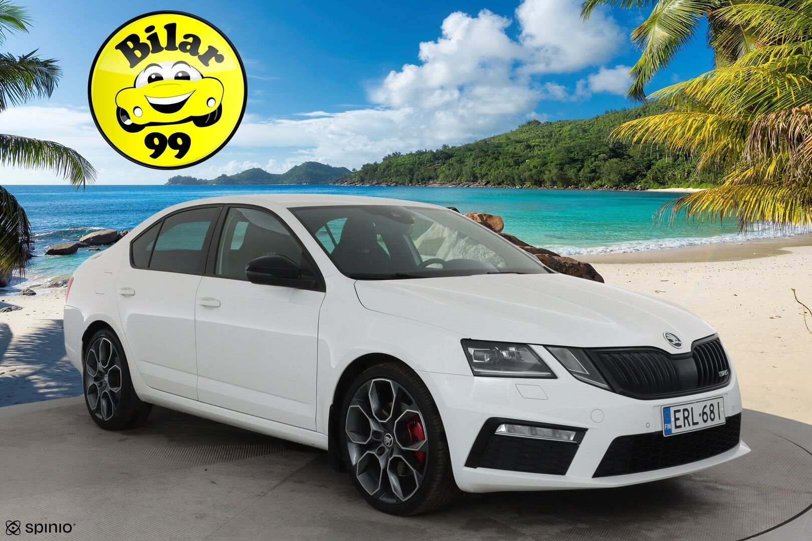 Skoda Octavia 2019 2,0 TDI 184 RS BusinessLine DSG Autom **Adapt.vakkari / Webasto / KeylessGo / Sporttipenkit / Navi / P.tutkat** - Suomi-auto / Kahdet renkaat aluvanteilla
