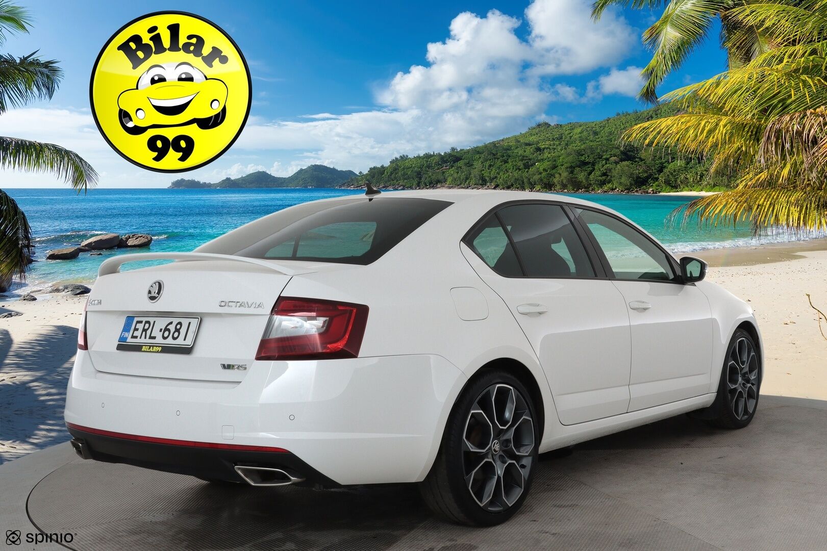 Skoda Octavia 2019 2,0 TDI 184 RS BusinessLine DSG Autom **Adapt.vakkari / Webasto / KeylessGo / Sporttipenkit / Navi / P.tutkat** - Suomi-auto / Kahdet renkaat aluvanteilla