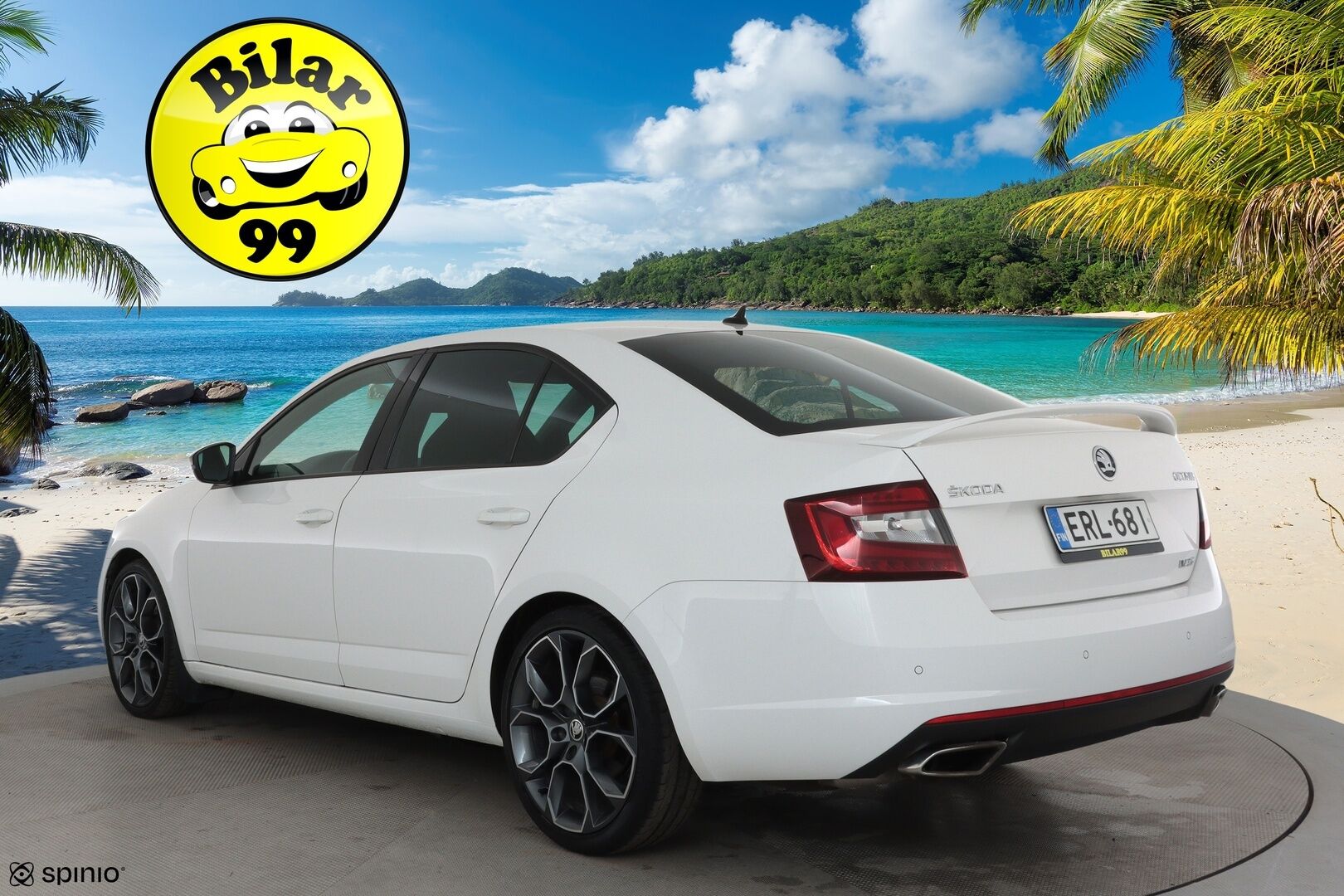 Skoda Octavia 2019 2,0 TDI 184 RS BusinessLine DSG Autom **Adapt.vakkari / Webasto / KeylessGo / Sporttipenkit / Navi / P.tutkat** - Suomi-auto / Kahdet renkaat aluvanteilla
