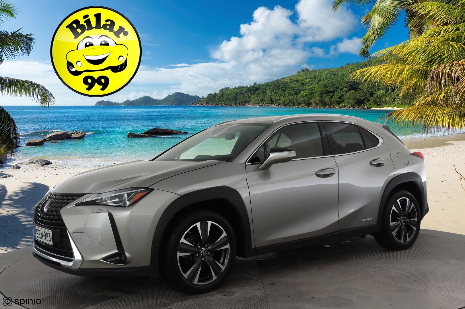 Lexus UX 2019 250h AWD Premium * ACC / P.kamera / Sähköpenkit / Mark Levinson / Ruskeat nahat / Navi / LED / KeylessGo * - Lohkolämmitin / Suomi-auto / Merkkihuollettu - Osta nyt, maksa vasta ensi vuonna