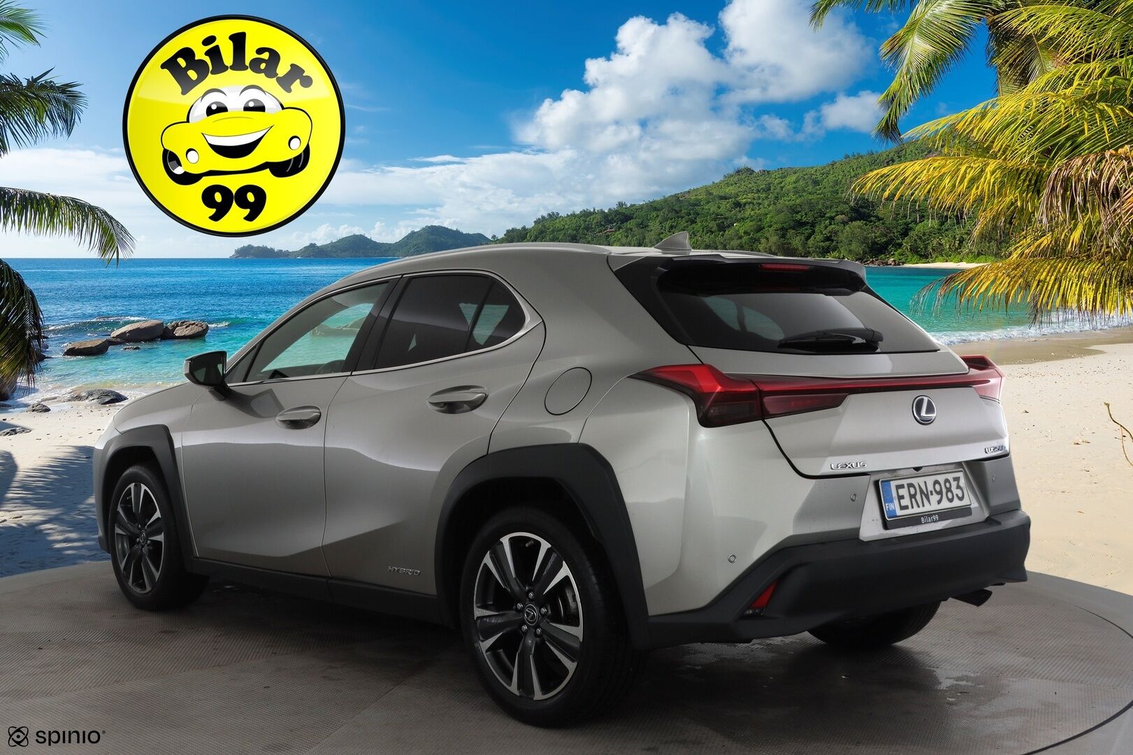 Lexus UX 2019 250h AWD Premium * ACC / P.kamera / Sähköpenkit / Mark Levinson / Ruskeat nahat / Navi / LED / KeylessGo * - Lohkolämmitin / Suomi-auto / Merkkihuollettu - Osta nyt, maksa vasta ensi vuonna
