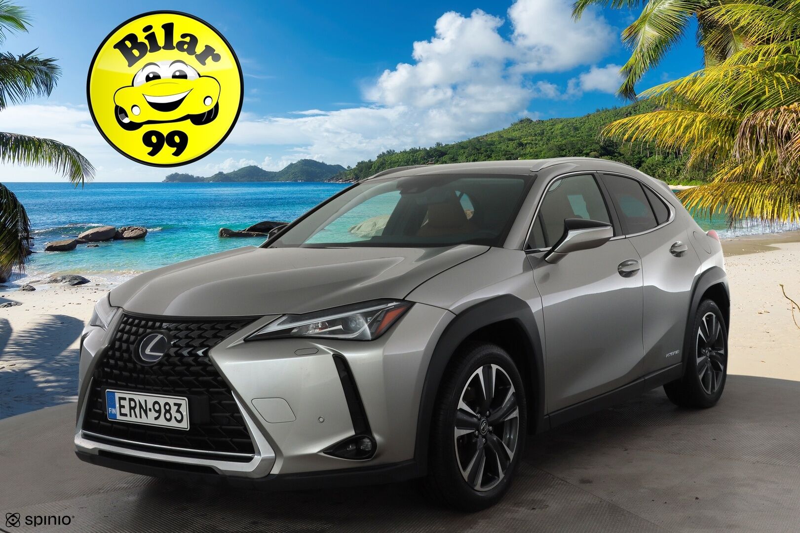 Lexus UX 2019 250h AWD Premium * ACC / P.kamera / Sähköpenkit / Mark Levinson / Ruskeat nahat / Navi / LED / KeylessGo * - Lohkolämmitin / Suomi-auto / Merkkihuollettu