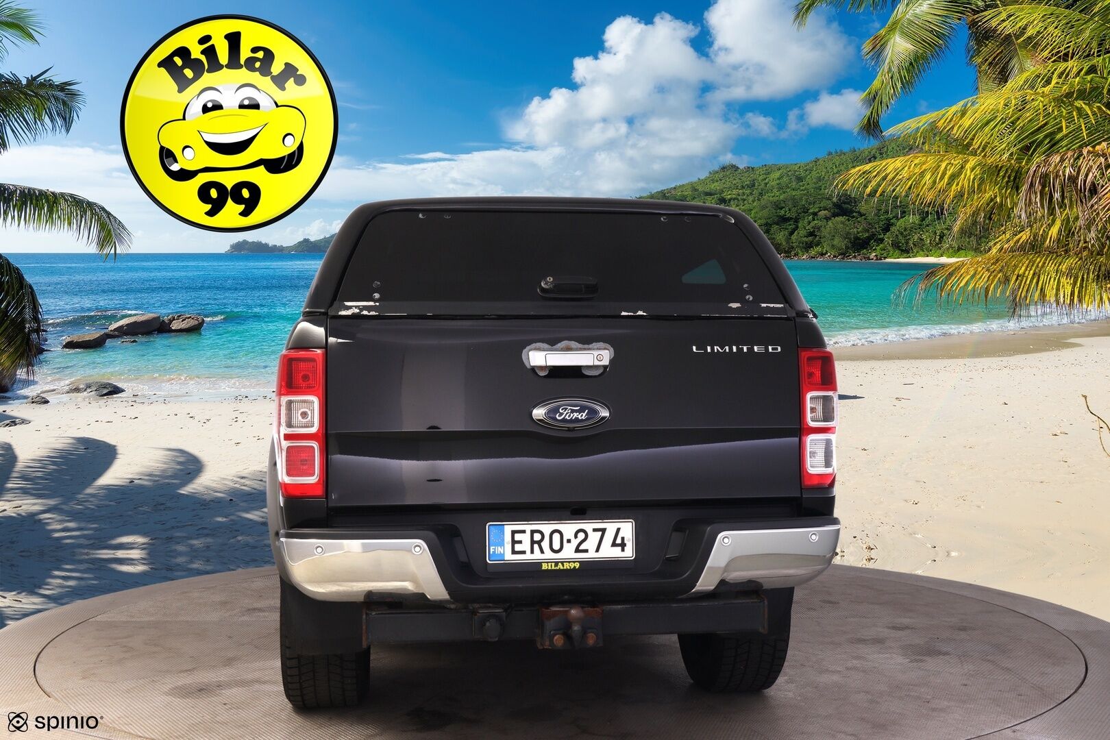 FORD Ranger 2020 Double Cab 2,0 TDCi Bi Turbo 213 hp A10 4x4 Limited N2G * Webasto / Lämm. tuulilasi / Sähköpenkki / Nahat / P. kamera* - Suomi-auto /Juuri huollettu / Katsastettu 04/25 / Lavakate / Hiljattain iso jarruremontti