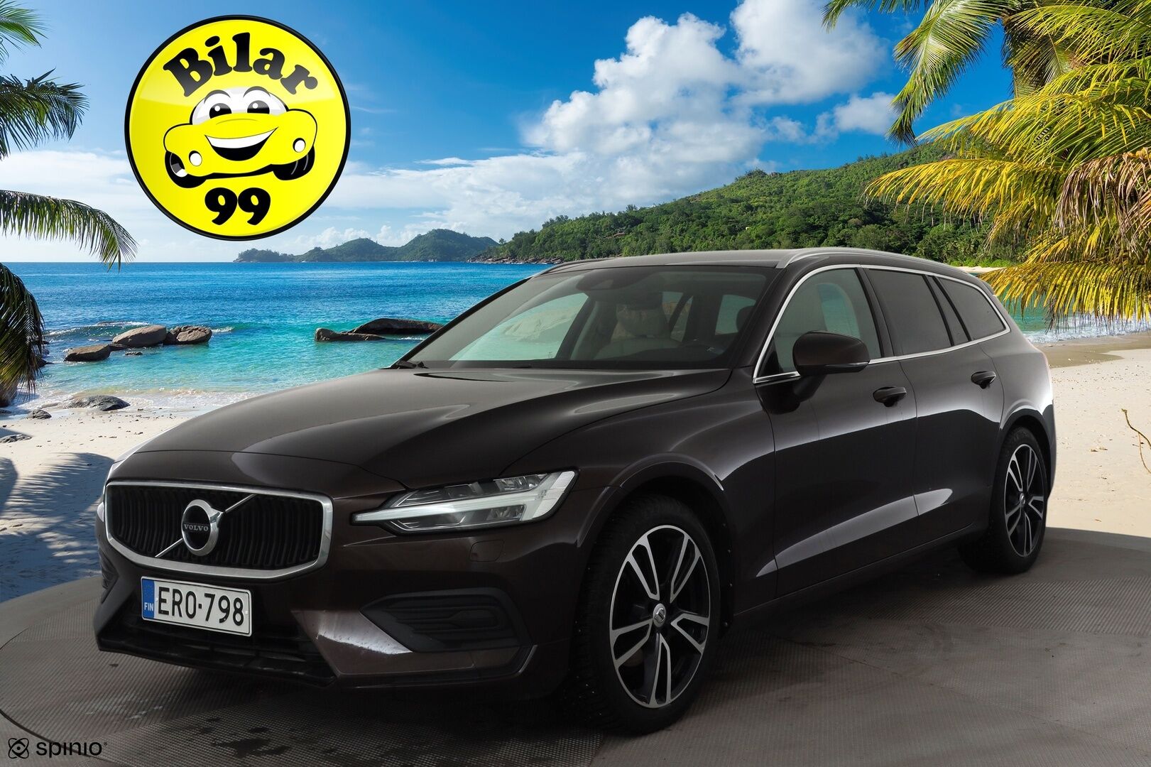 Volvo V60 2020 T4 Business aut * ACC / P.tutka / Muistipenkit / Webasto / LED / Navi / Vaaleat sporttinahat / KeylessGo * - Jakopää tehty 3/26 / Suomi-auto / Kahdet renkaat aluvanteilla