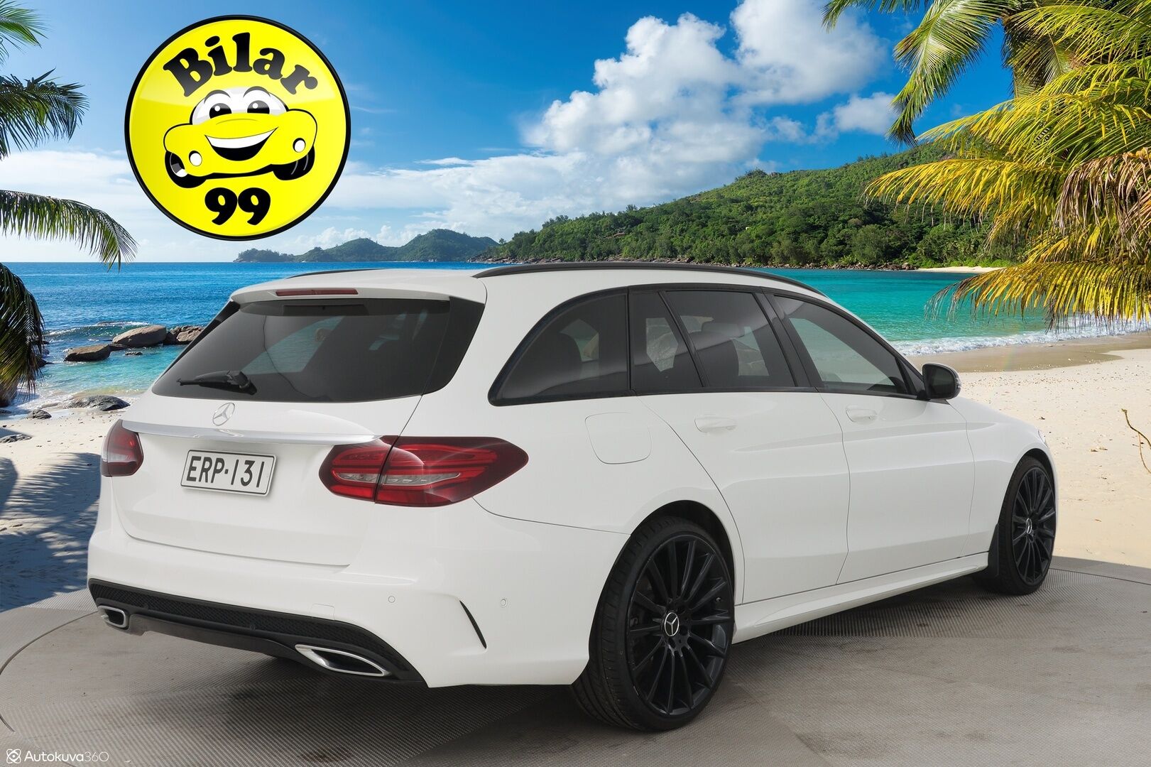 Mercedes-Benz C 2016 C 220 d 4MATIC AMG * Webasto / Sähkötoiminen takaluukku / Sähkötoiminen vetokoukku / LED High Performance ajovalot * - Night Paketti / Uudehkot kesärenkaat / Todella siisti kuntoinen *