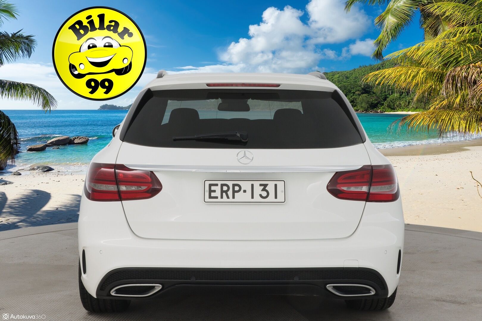 Mercedes-Benz C 2016 C 220 d 4MATIC AMG * Webasto / Sähkötoiminen takaluukku / Sähkötoiminen vetokoukku / LED High Performance ajovalot * - Night Paketti / Uudehkot kesärenkaat / Todella siisti kuntoinen *
