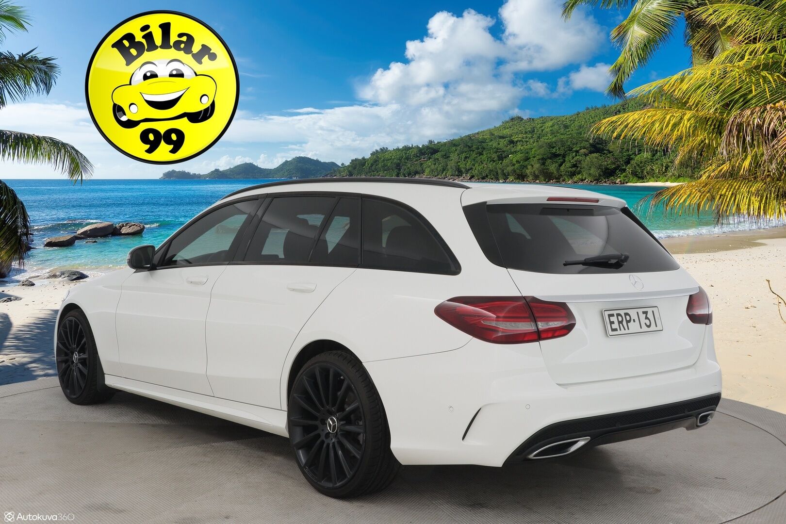 Mercedes-Benz C 2016 C 220 d 4MATIC AMG * Webasto / Sähkötoiminen takaluukku / Sähkötoiminen vetokoukku / LED High Performance ajovalot * - Night Paketti / Uudehkot kesärenkaat / Todella siisti kuntoinen *