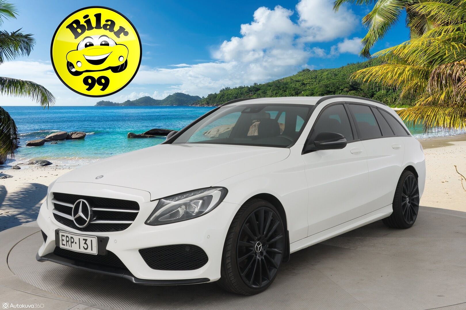 Mercedes-Benz C 2016 C 220 d 4MATIC AMG * Webasto / Sähkötoiminen takaluukku / Sähkötoiminen vetokoukku / LED High Performance ajovalot * - Night Paketti / Uudehkot kesärenkaat / Todella siisti kuntoinen *