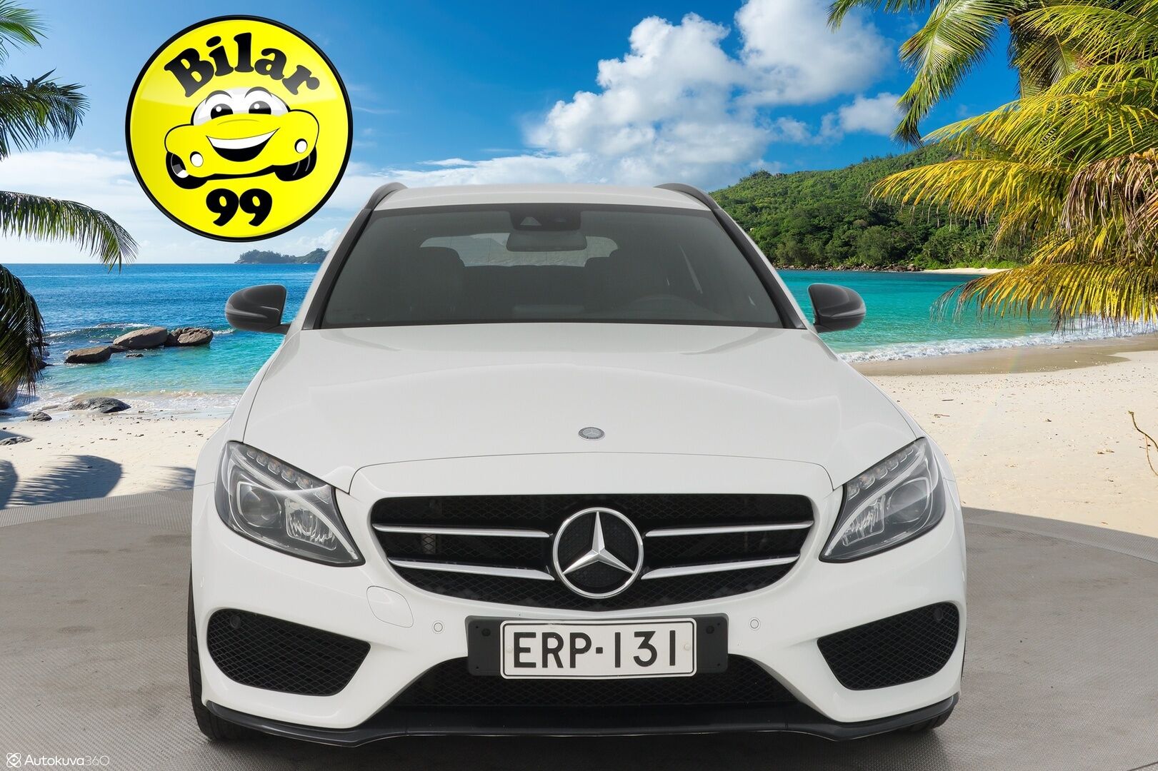 Mercedes-Benz C 2016 C 220 d 4MATIC AMG * Webasto / Sähkötoiminen takaluukku / Sähkötoiminen vetokoukku / LED High Performance ajovalot * - Night Paketti / Uudehkot kesärenkaat / Todella siisti kuntoinen *