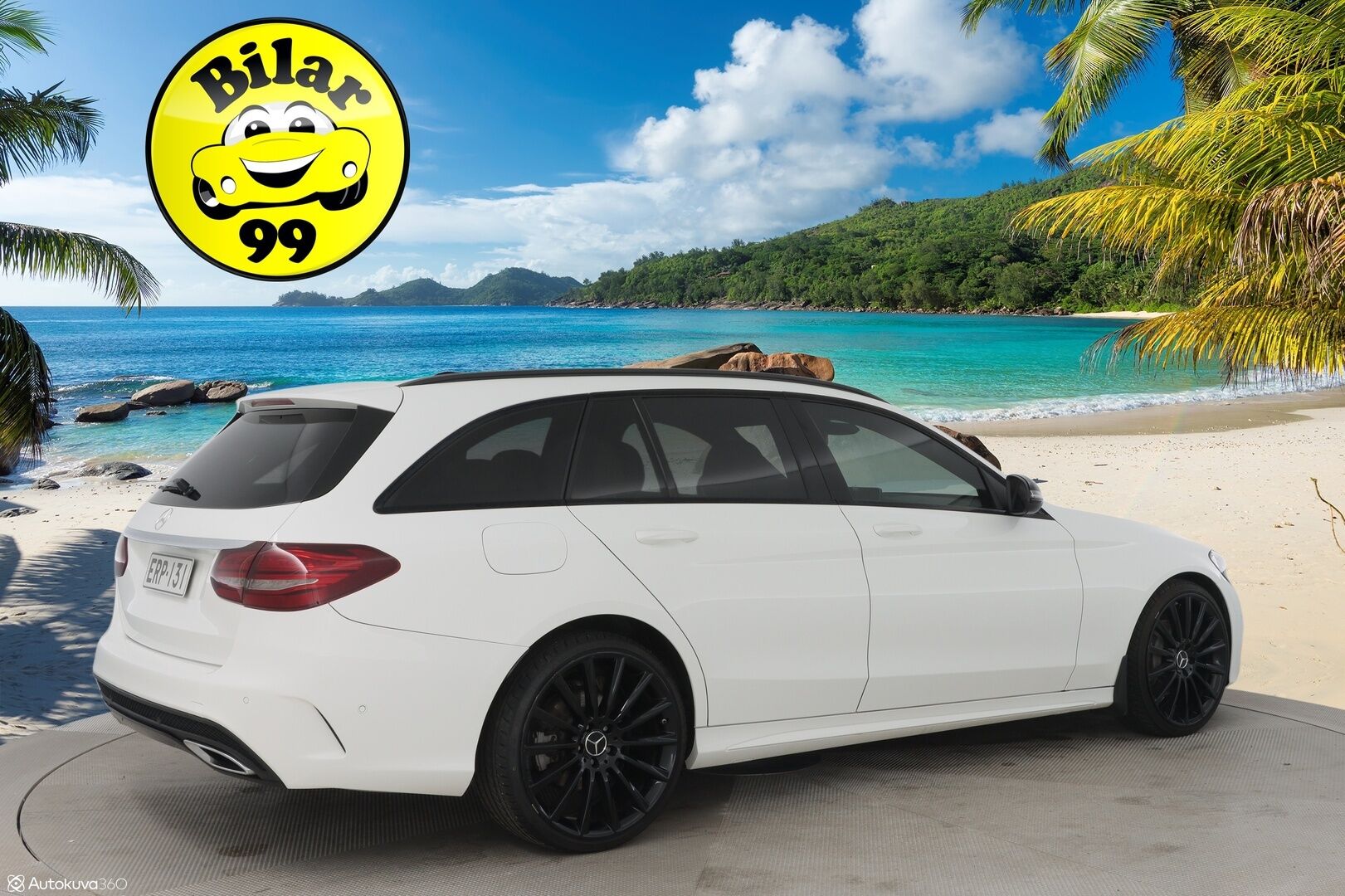 Mercedes-Benz C 2016 C 220 d 4MATIC AMG * Webasto / Sähkötoiminen takaluukku / Sähkötoiminen vetokoukku / LED High Performance ajovalot * - Night Paketti / Uudehkot kesärenkaat / Todella siisti kuntoinen *