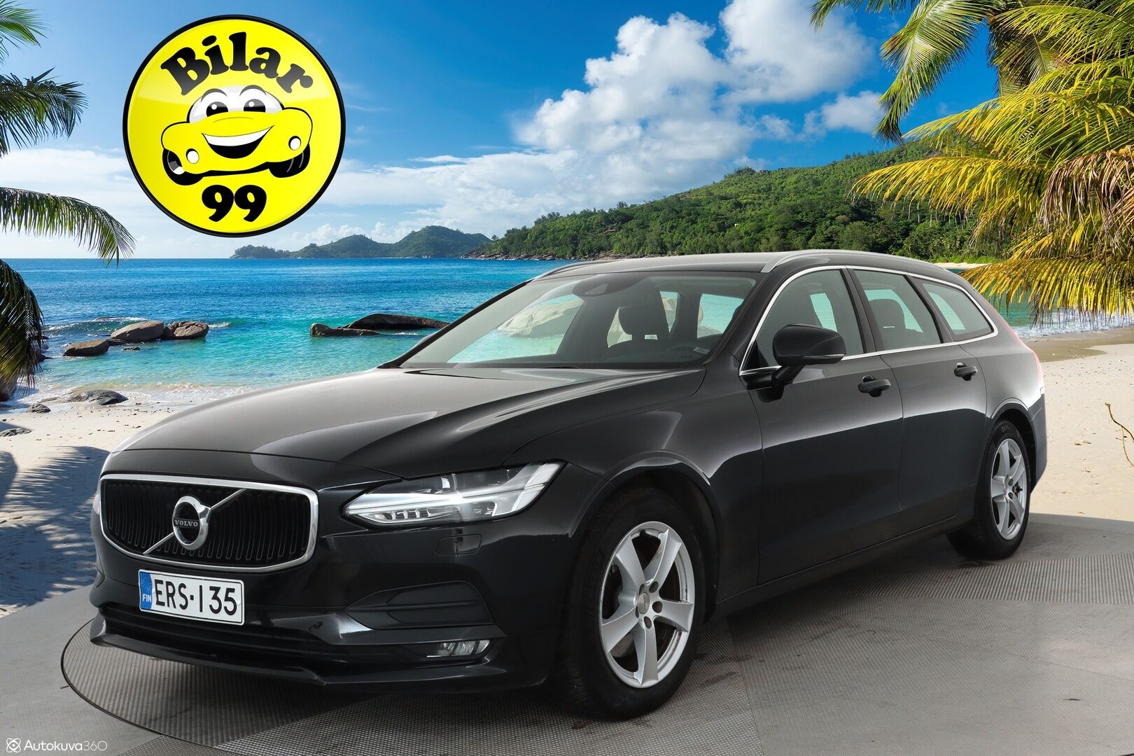 Volvo V90 2017 D4 Momentum **Adapt. vakkari / Webasto / VOC / Puolinahat / Keyless / AppleCarPlay / P.tutkat**