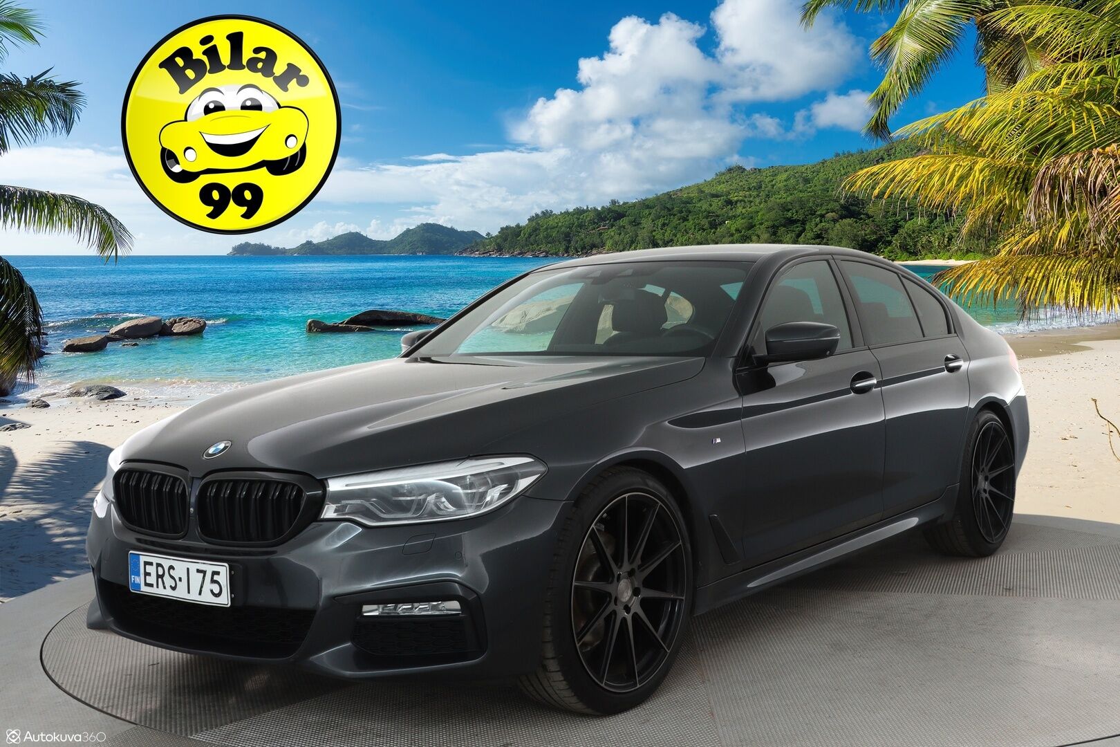 BMW 520 2017 G30 Sedan 520d A xDrive Business M Sport - Webasto / HUD / Harman&Kardon / 360-Kamera / Adapt.LED / Nahkasisusta / Sporttipenkit / Professional Navi / Supervarusteet!