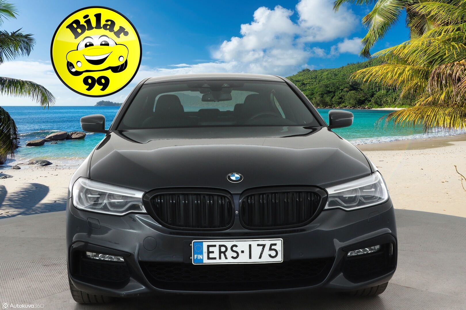 BMW 520 2017 G30 Sedan 520d A xDrive Business M Sport - Webasto / HUD / Harman&Kardon / 360-Kamera / Adapt.LED / Nahkasisusta / Sporttipenkit / Professional Navi / Supervarusteet!