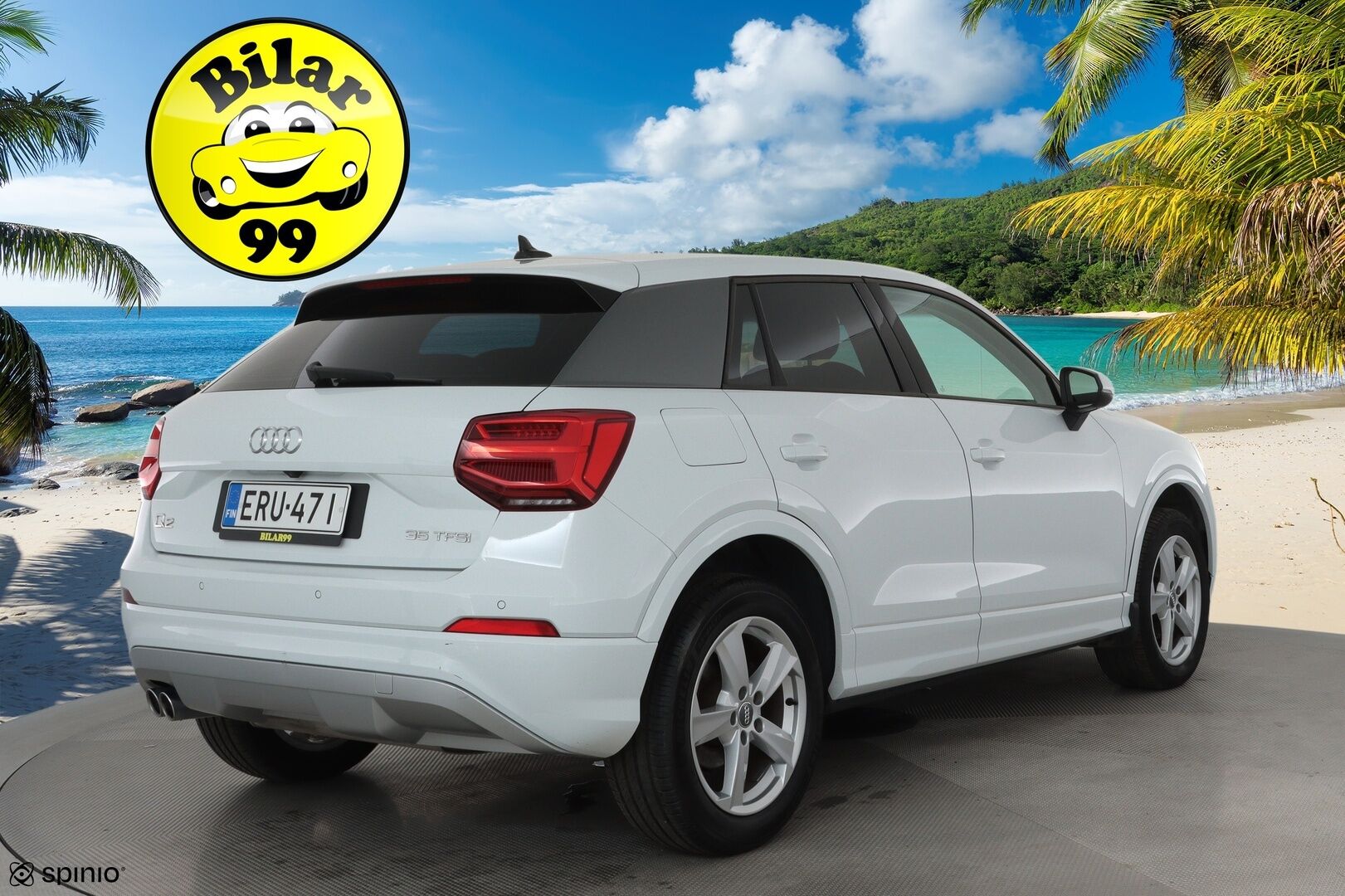 Audi Q2 2020 Business Sport 35 TFSI 110 kW S tronic **Webasto / Adapt.Vakkari / LED-valot / P.kamera / Apple&Android** - Suomi-auto / Kahdet Renkaat