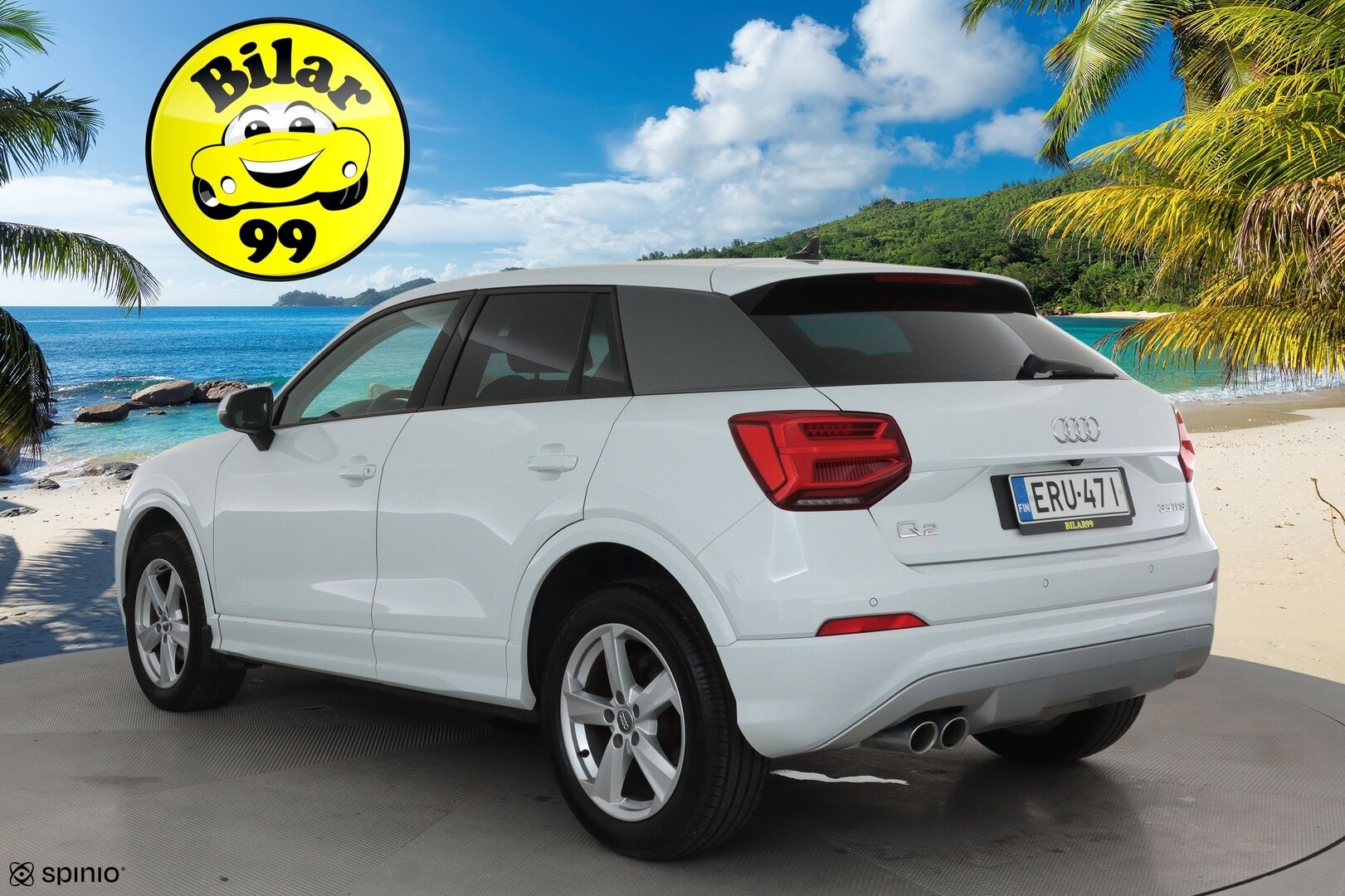 Audi Q2 2020 Business Sport 35 TFSI 110 kW S tronic **Webasto / Adapt.Vakkari / LED-valot / P.kamera / Apple&Android** - Suomi-auto / Kahdet Renkaat