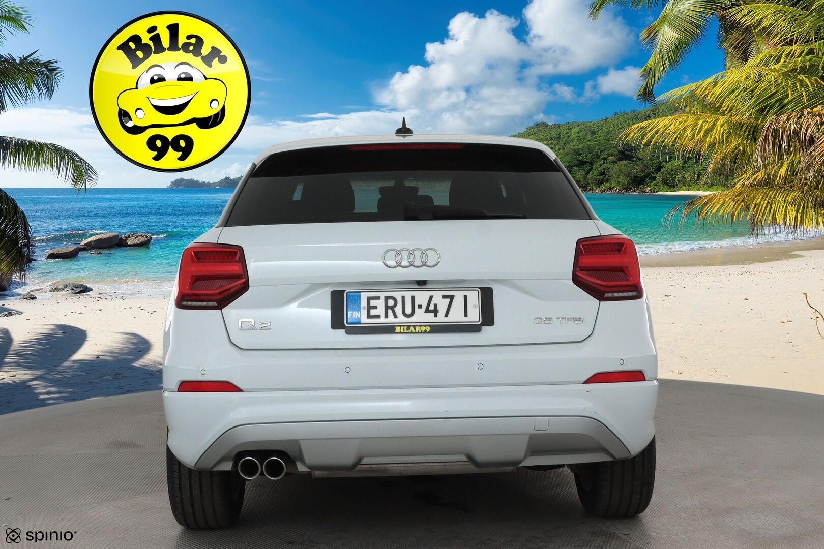 Audi Q2 2020 Business Sport 35 TFSI 110 kW S tronic **Webasto / Adapt.Vakkari / LED-valot / P.kamera / Apple&Android** - Suomi-auto / Kahdet Renkaat