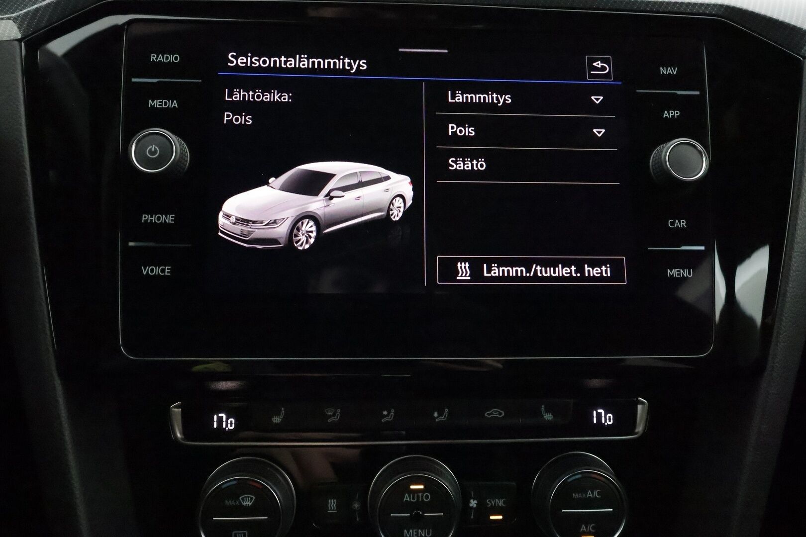 Volkswagen Arteon 2020 R-Line 2,0 TDI SCR 140 kW 4MOTION DSG-automaatti - 3,99 % KORKOTARJOUS TÄHÄN AUTOON - PA-lisälämmitin / Adapt. Vakkari / P-kamera / Kaistavahti / Nahka-alcantara Sporttipenkit / KeylessGo / Adapt. Ledit 