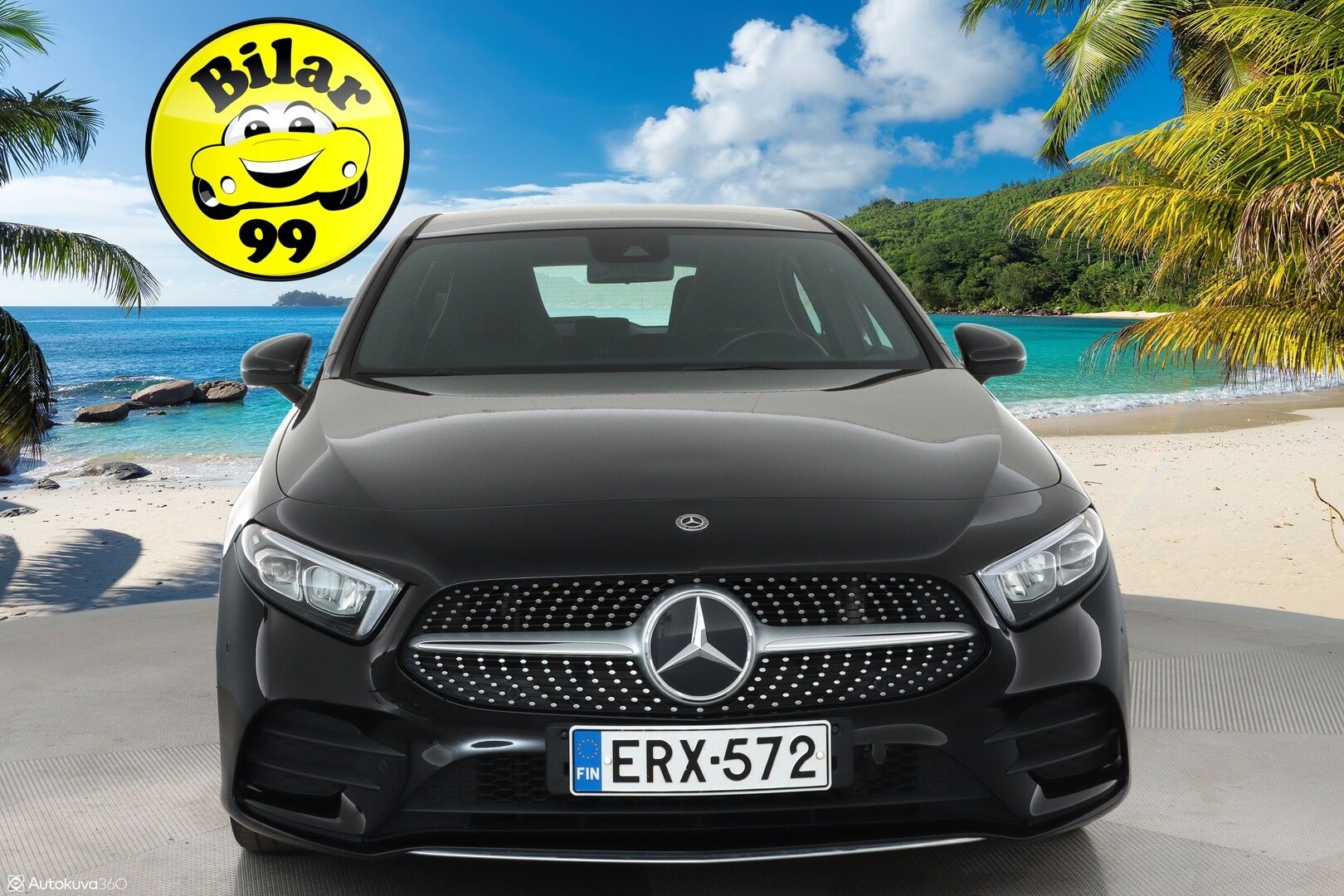 Mercedes-Benz A 2019 180 A ** Lasikattoluukku / P.Kamera / LED-High Performance / Sporttipenkit / Kaistavahti / Vakkari / Aut.Ilmastointi ** - 2x Renkaat