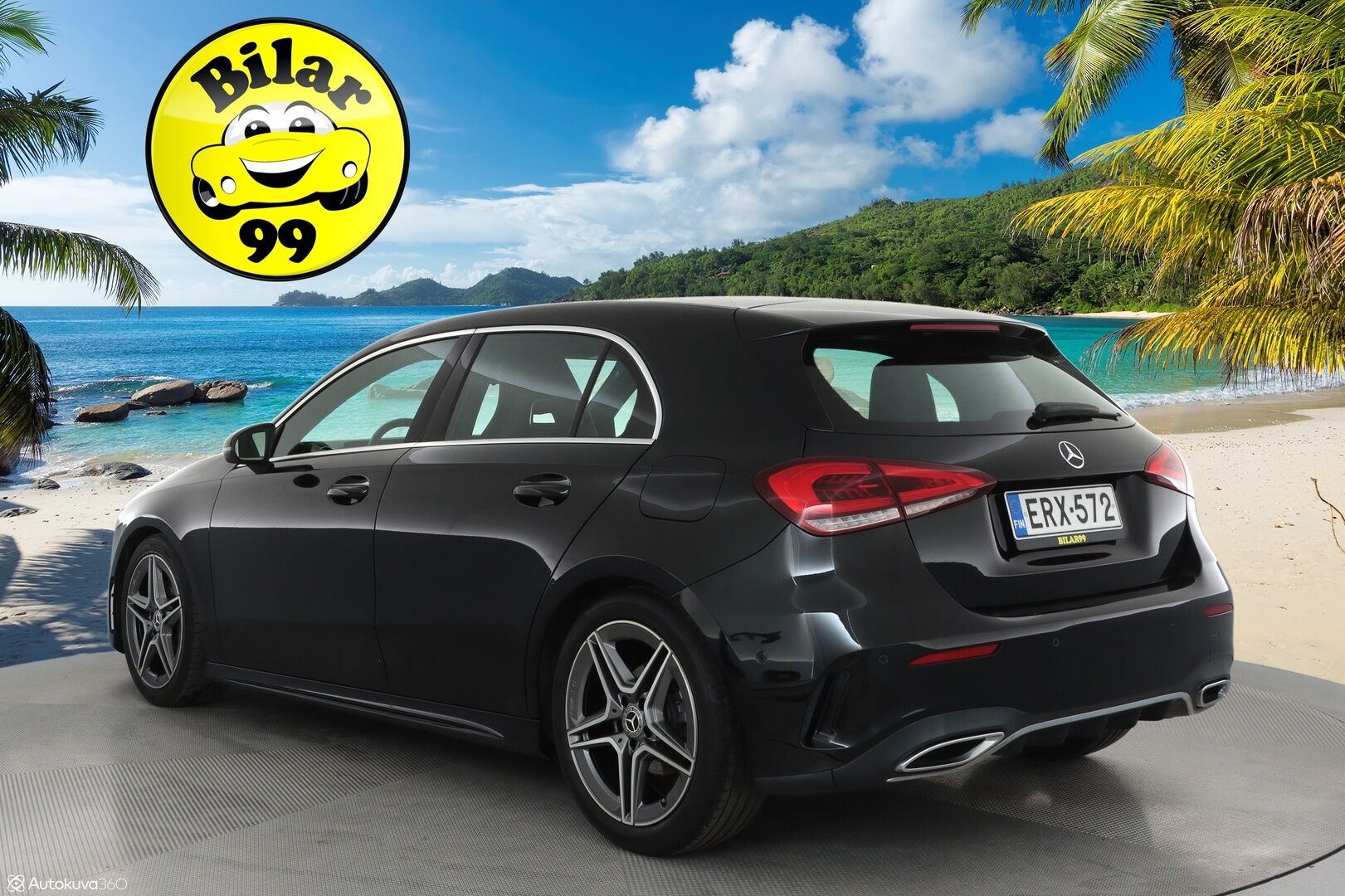 Mercedes-Benz A 2019 180 A ** Lasikattoluukku / P.Kamera / LED-High Performance / Sporttipenkit / Kaistavahti / Vakkari / Aut.Ilmastointi ** - 2x Renkaat