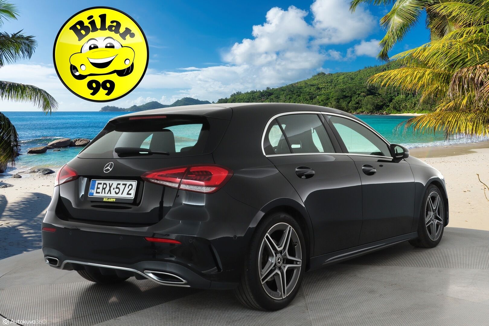 Mercedes-Benz A 2019 180 A ** Lasikattoluukku / P.Kamera / LED-High Performance / Sporttipenkit / Kaistavahti / Vakkari / Aut.Ilmastointi ** - 2x Renkaat