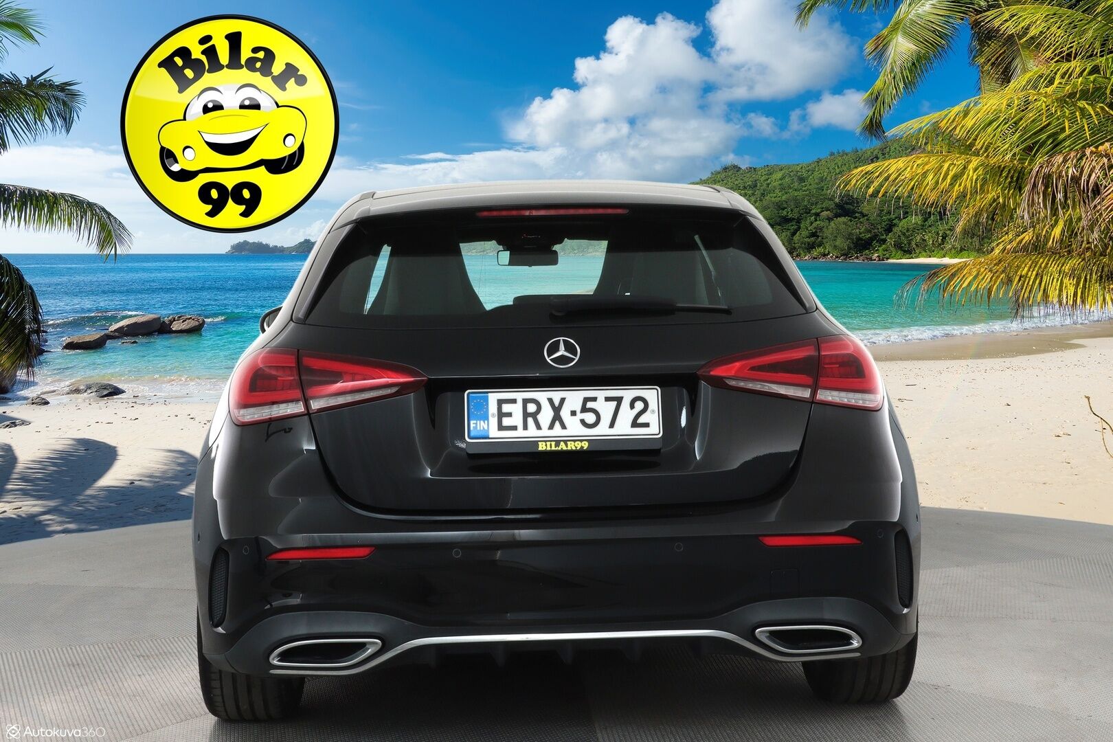 Mercedes-Benz A 2019 180 A ** Lasikattoluukku / P.Kamera / LED-High Performance / Sporttipenkit / Kaistavahti / Vakkari / Aut.Ilmastointi ** - 2x Renkaat