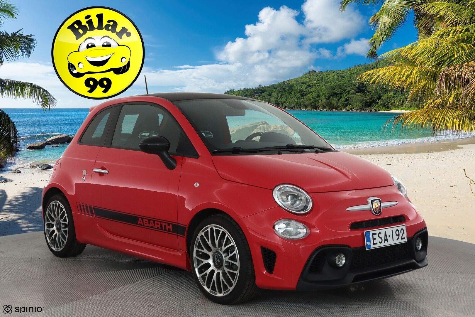 Fiat-Abarth 500 2019 595 1.4 T-JET **Facelift / Sport-alusta / Sporttipenkit / Bluetooth / Lohkolämmitin**