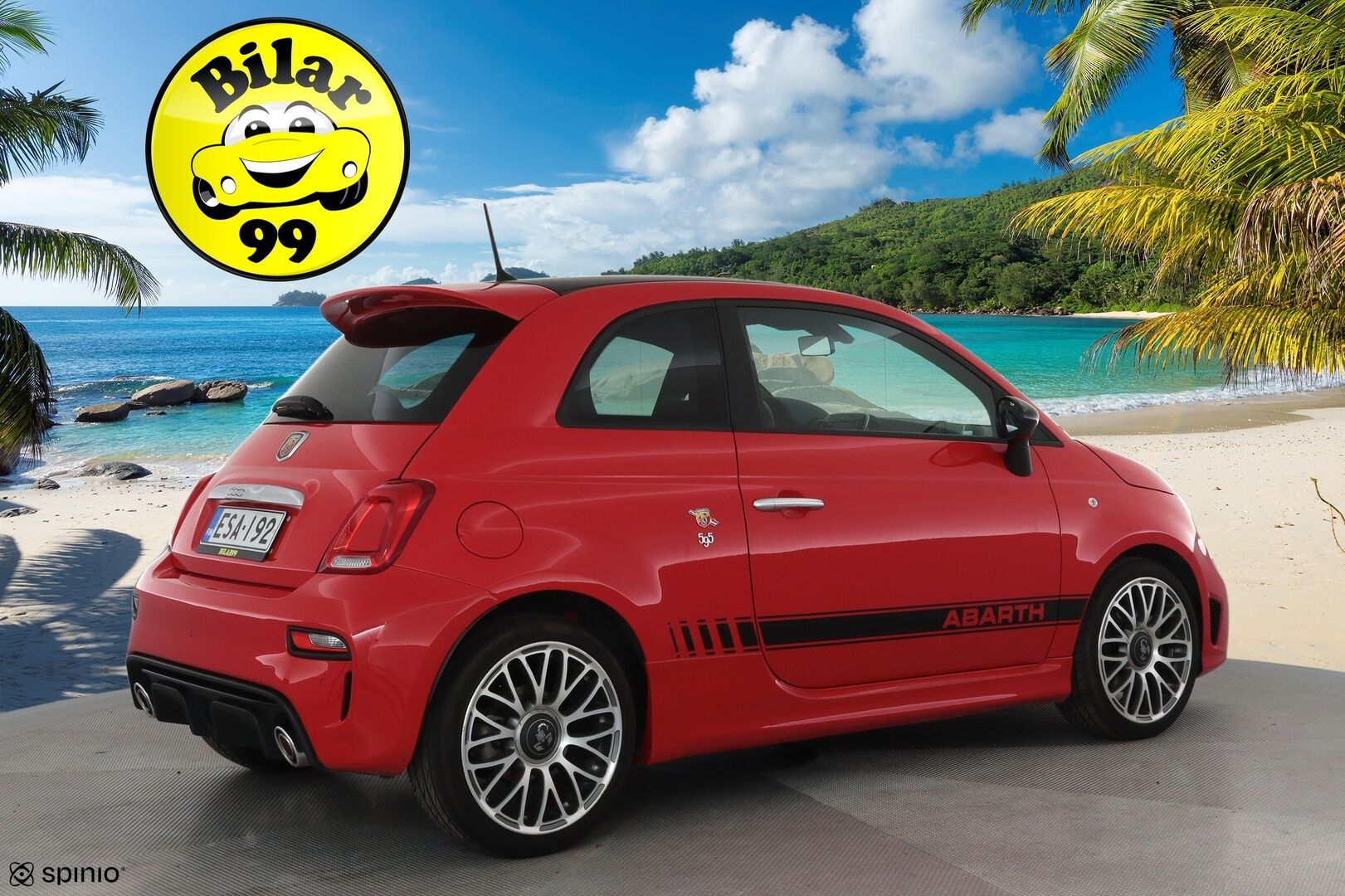 Fiat-Abarth 500 2019 595 1.4 T-JET **Facelift / Sport-alusta / Sporttipenkit / Bluetooth / Lohkolämmitin**