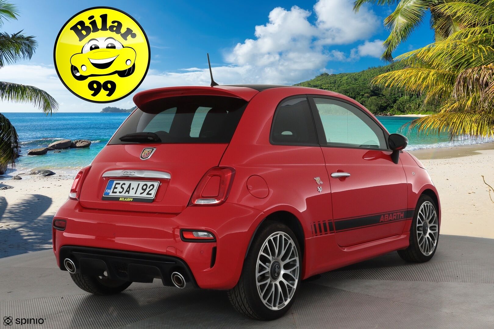 Fiat-Abarth 500 2019 595 1.4 T-JET **Facelift / Sport-alusta / Sporttipenkit / Bluetooth / Lohkolämmitin**