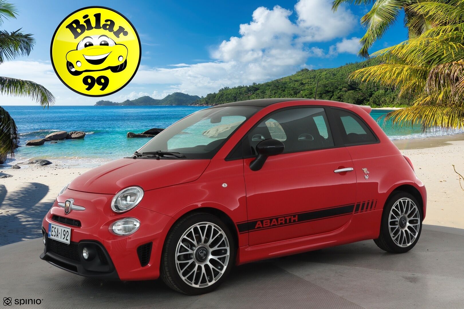 Fiat-Abarth 500 2019 595 1.4 T-JET **Facelift / Sport-alusta / Sporttipenkit / Bluetooth / Lohkolämmitin**