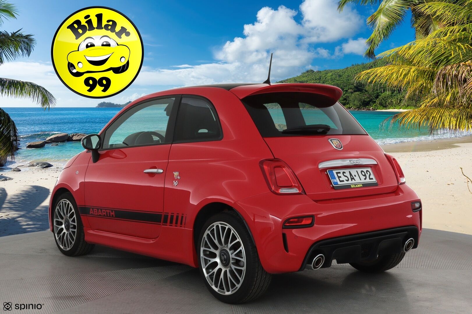 Fiat-Abarth 500 2019 595 1.4 T-JET **Facelift / Sport-alusta / Sporttipenkit / Bluetooth / Lohkolämmitin**