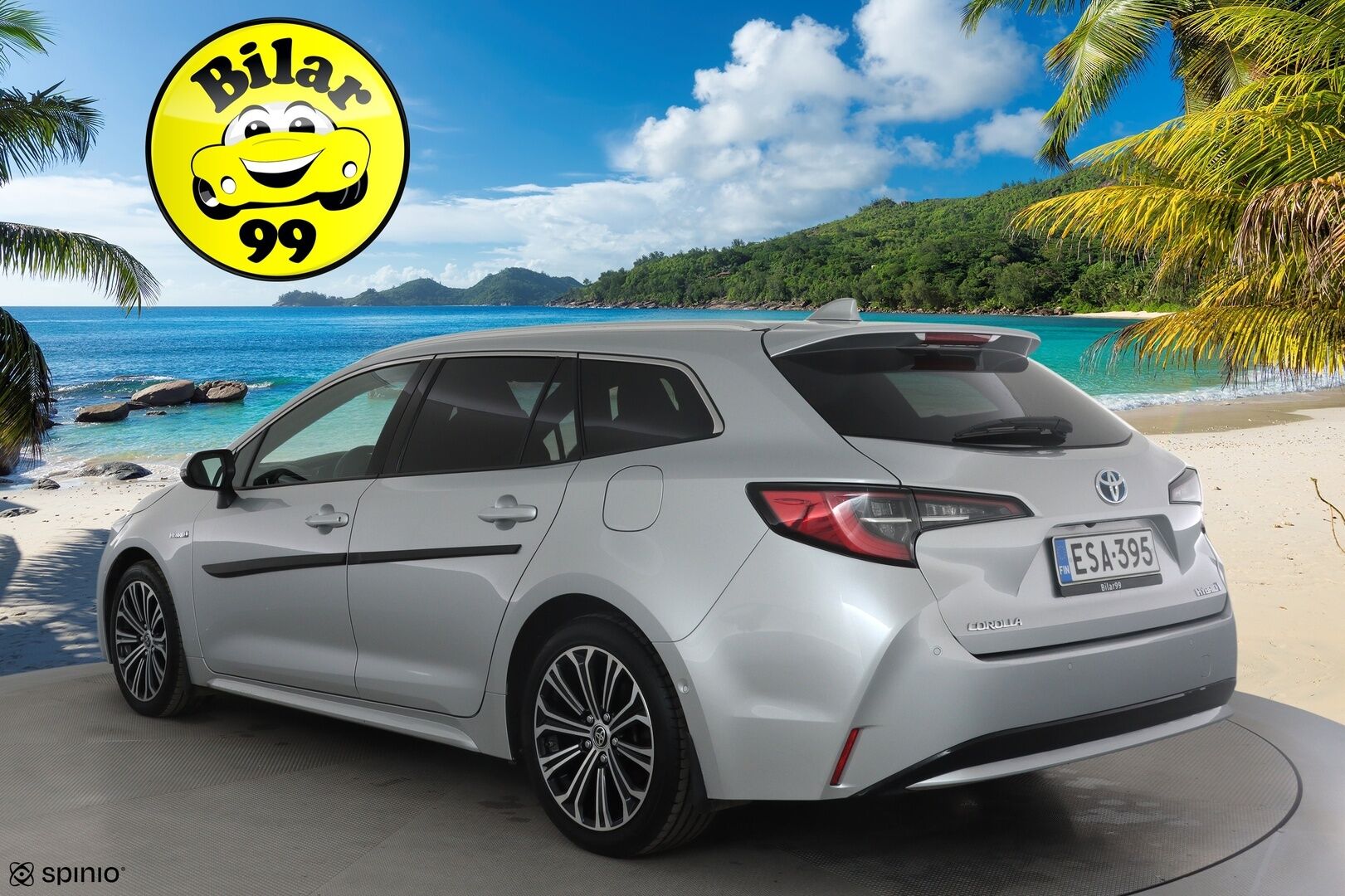 Toyota Corolla 2022 Touring Sports 1,8 Hybrid Style * ACC / P.kamera / LED / Navi / Lohkolämmitin / KeylessGo / Sähköluukku / Puolinahat * - Suomi-auto / Kahdet renkaat aluvanteilla / Merkkihuollettu