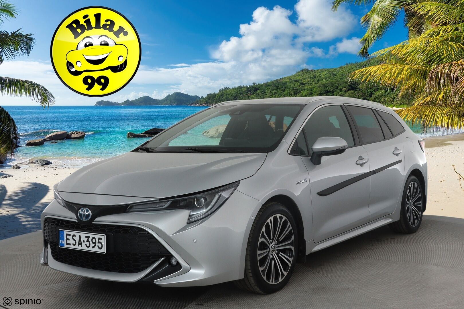 Toyota Corolla 2022 Touring Sports 1,8 Hybrid Style * ACC / P.kamera / LED / Navi / Lohkolämmitin / KeylessGo / Sähköluukku / Puolinahat * - Suomi-auto / Kahdet renkaat aluvanteilla / Merkkihuollettu - HULLUT BLACKWEEK JATKOT - KORKOTARJOUS 2,49%