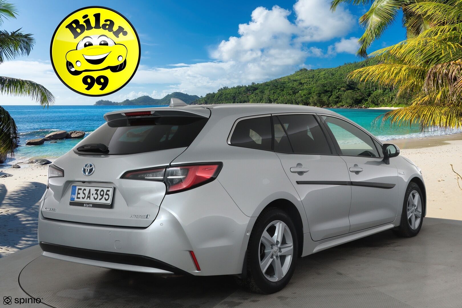 Toyota Corolla 2022 Touring Sports 1,8 Hybrid Style * ACC / P.kamera / LED / Navi / Lohkolämmitin / KeylessGo / Sähköluukku / Puolinahat * - Suomi-auto / Kahdet renkaat aluvanteilla / Merkkihuollettu
