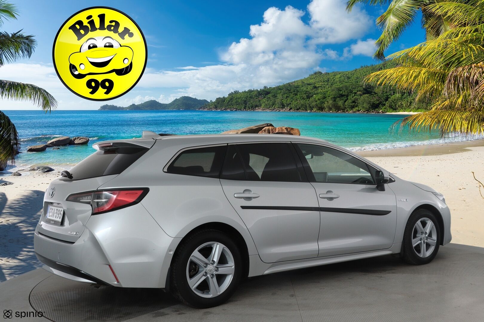 Toyota Corolla 2022 Touring Sports 1,8 Hybrid Style * ACC / P.kamera / LED / Navi / Lohkolämmitin / KeylessGo / Sähköluukku / Puolinahat * - Suomi-auto / Kahdet renkaat aluvanteilla / Merkkihuollettu
